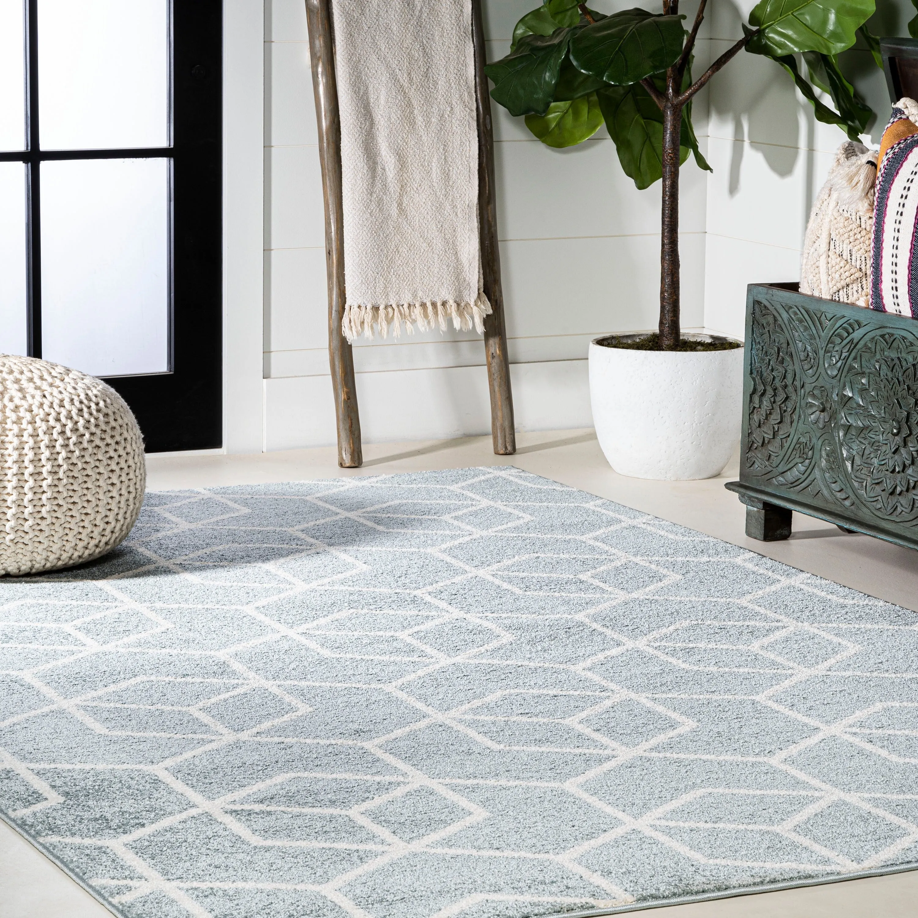 JONATHAN Y Cole Blocks Modern Geometric Area Rug