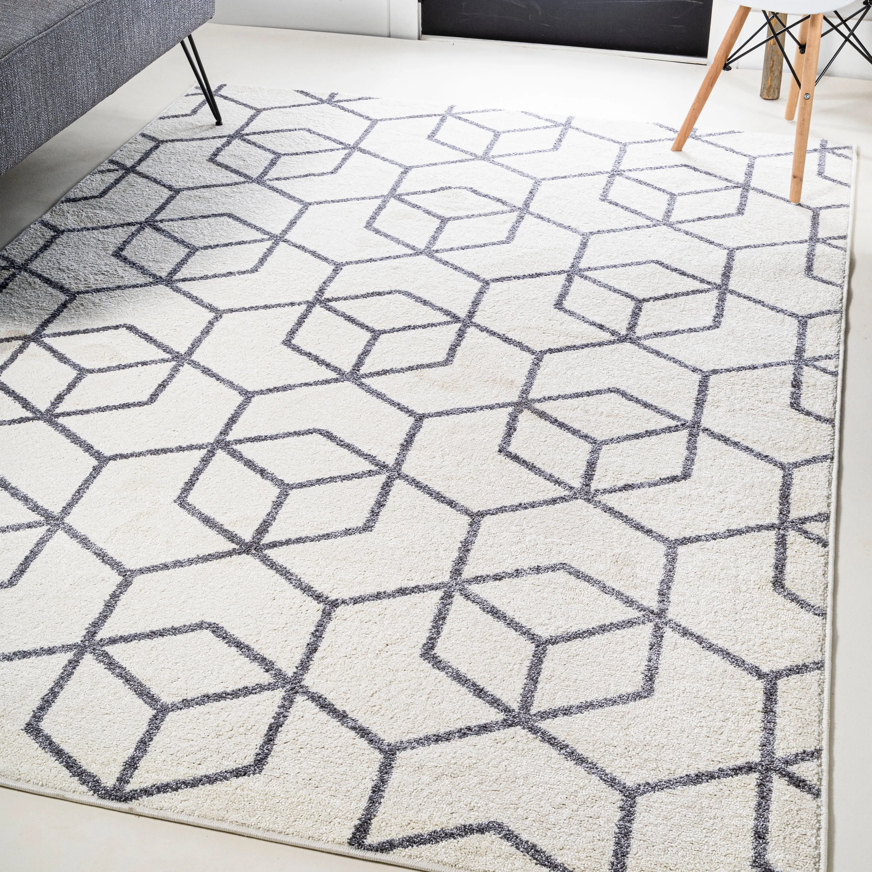 JONATHAN Y Cole Blocks Modern Geometric Area Rug
