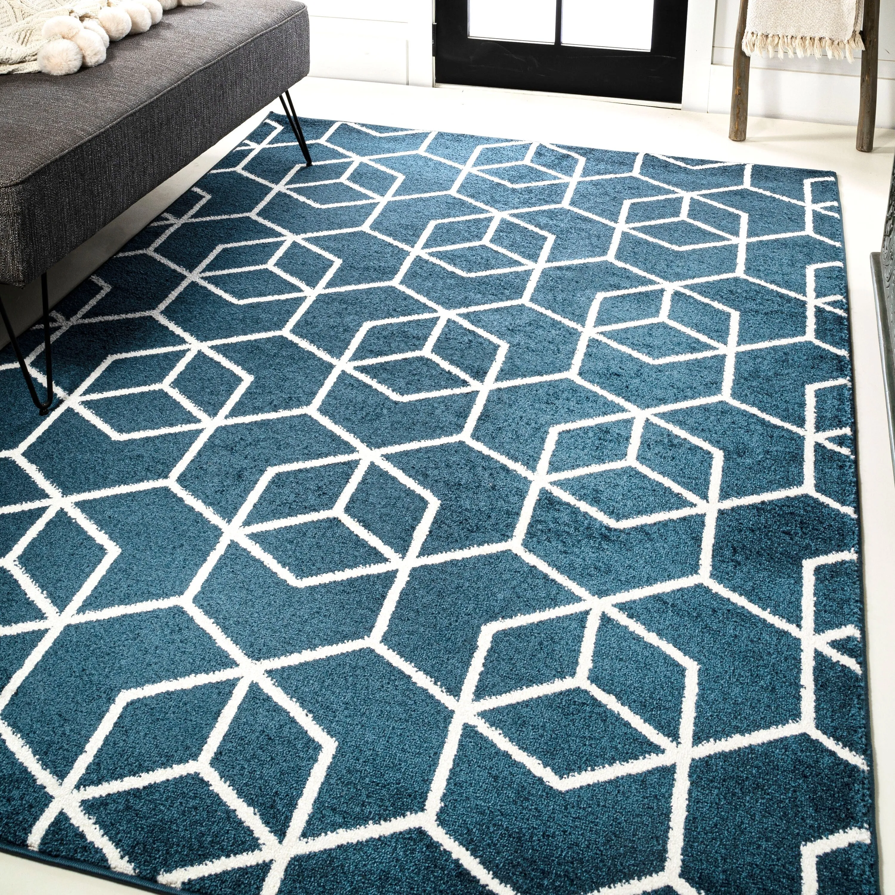 JONATHAN Y Cole Blocks Modern Geometric Area Rug