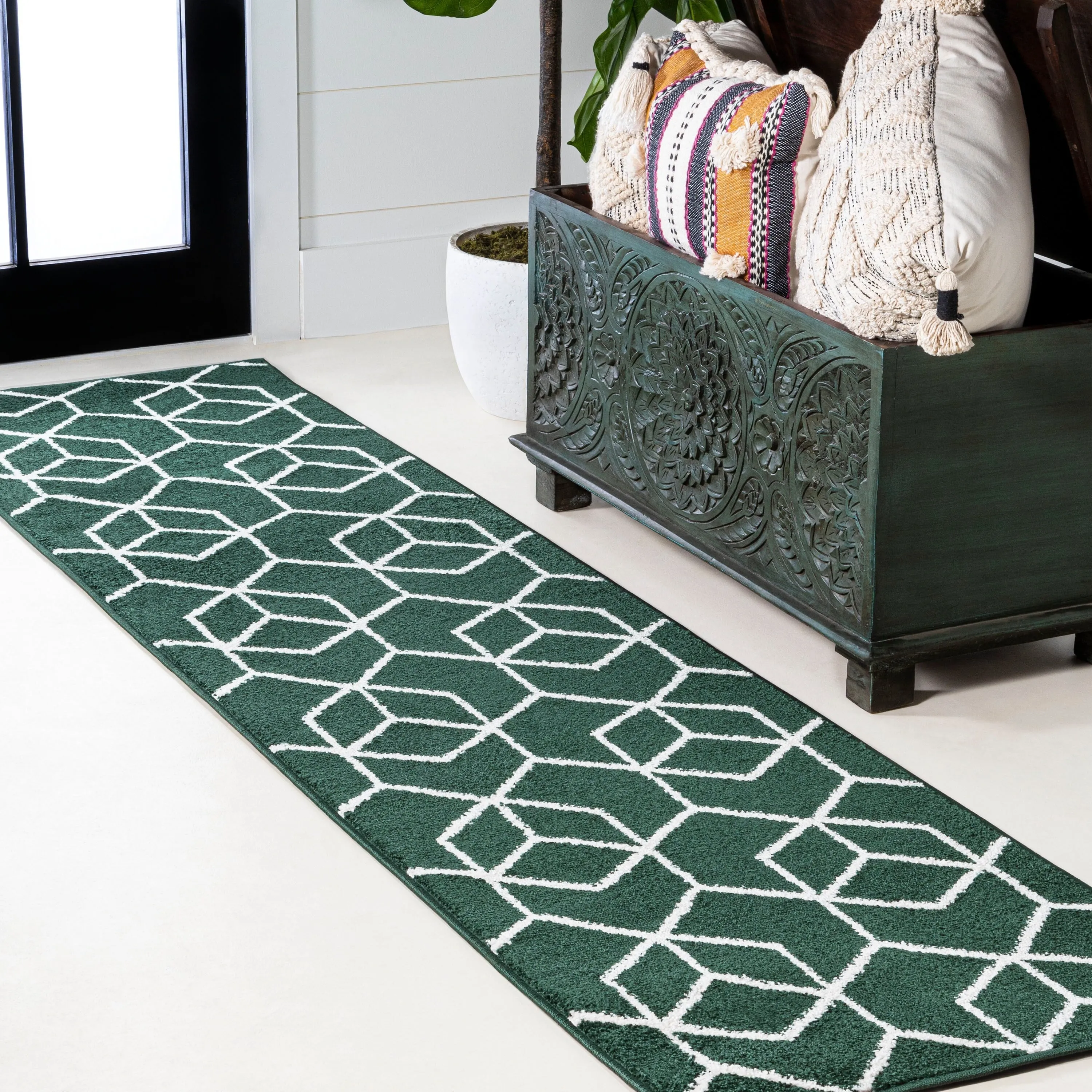 JONATHAN Y Cole Blocks Modern Geometric Area Rug