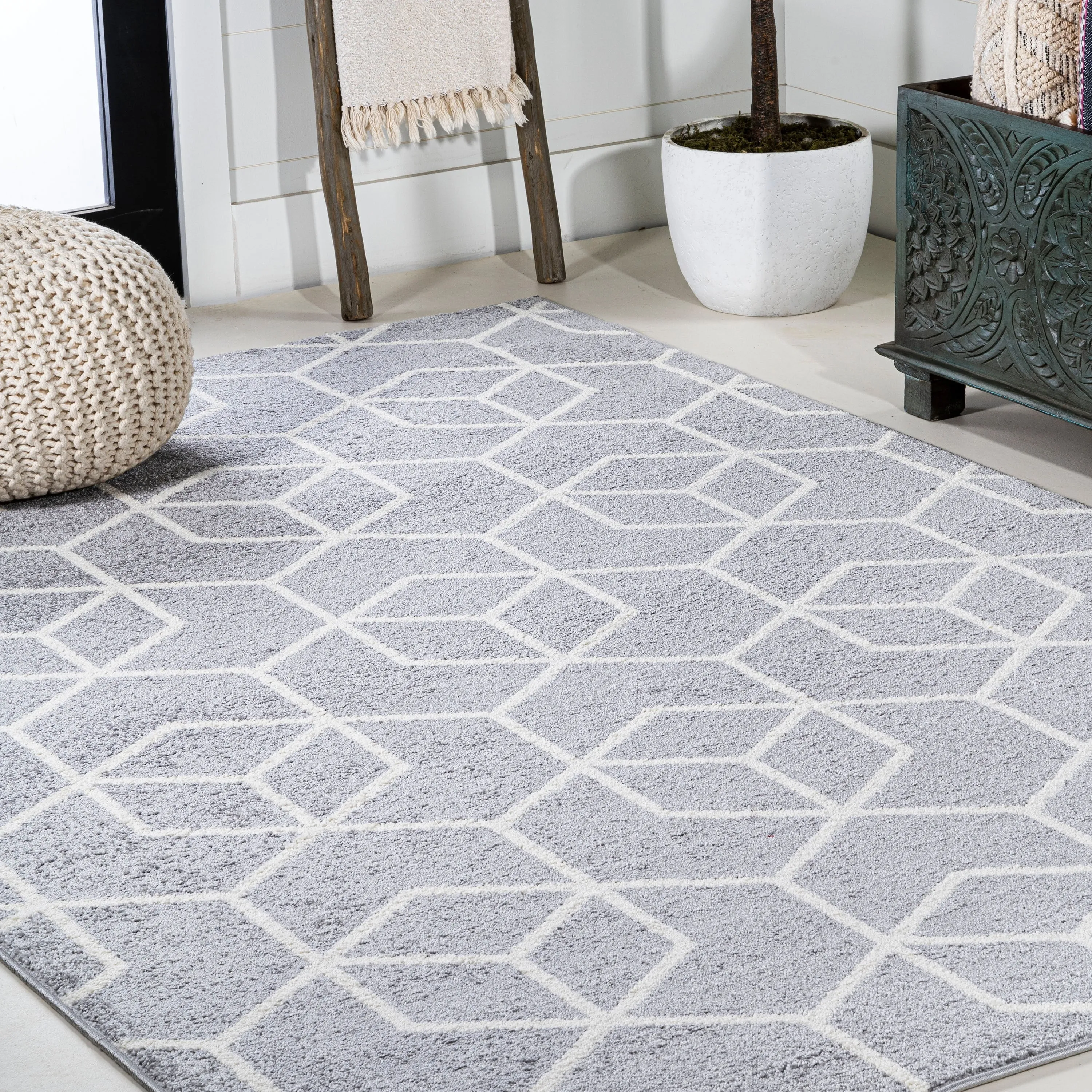 JONATHAN Y Cole Blocks Modern Geometric Area Rug