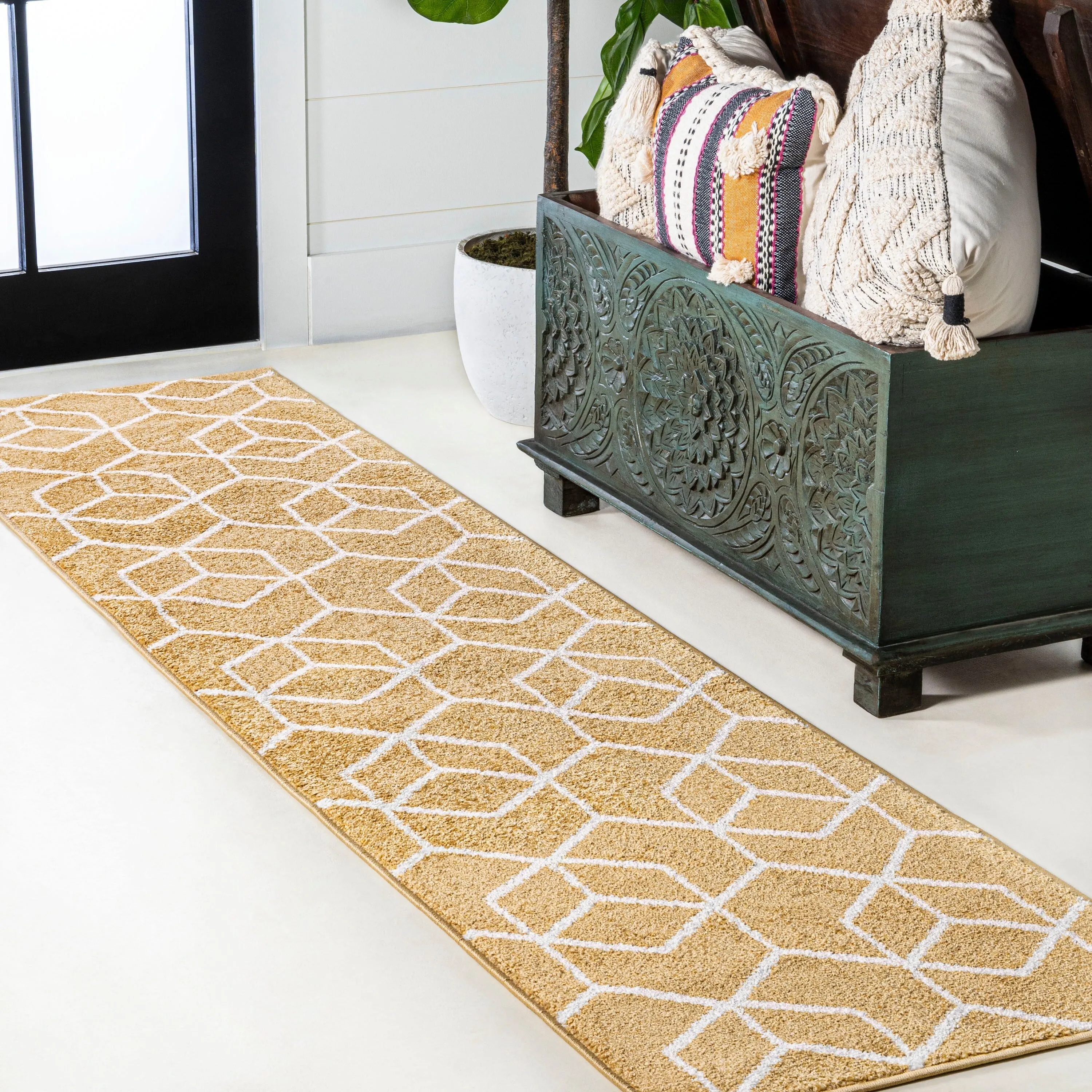 JONATHAN Y Cole Blocks Modern Geometric Area Rug