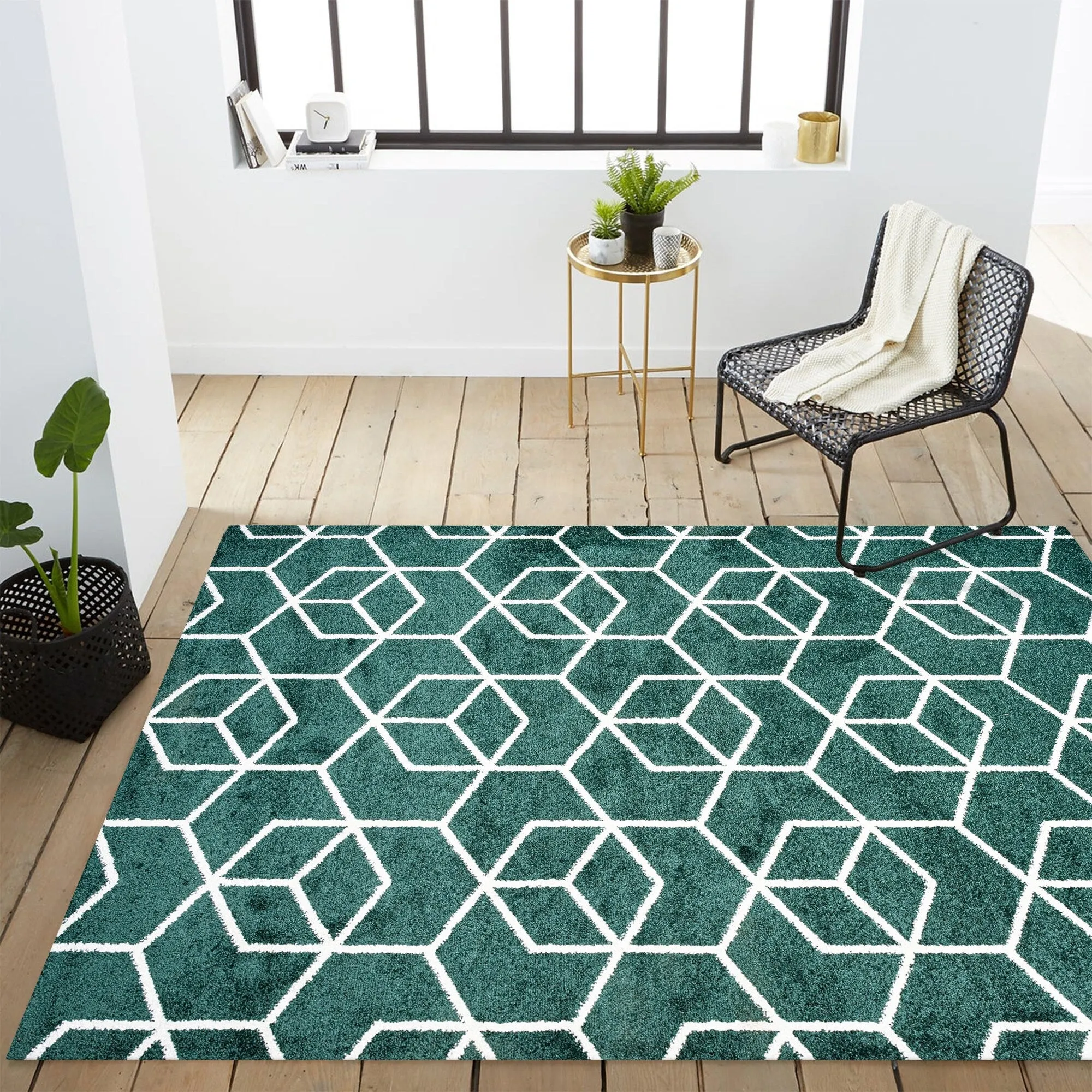 JONATHAN Y Cole Blocks Modern Geometric Area Rug