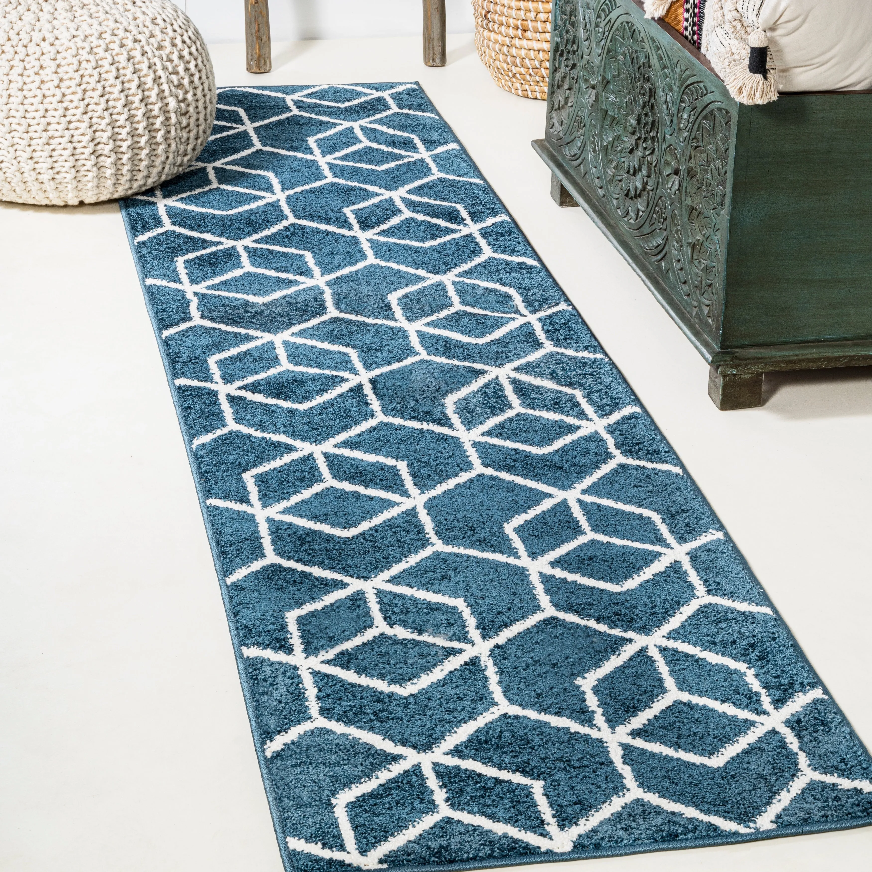 JONATHAN Y Cole Blocks Modern Geometric Area Rug