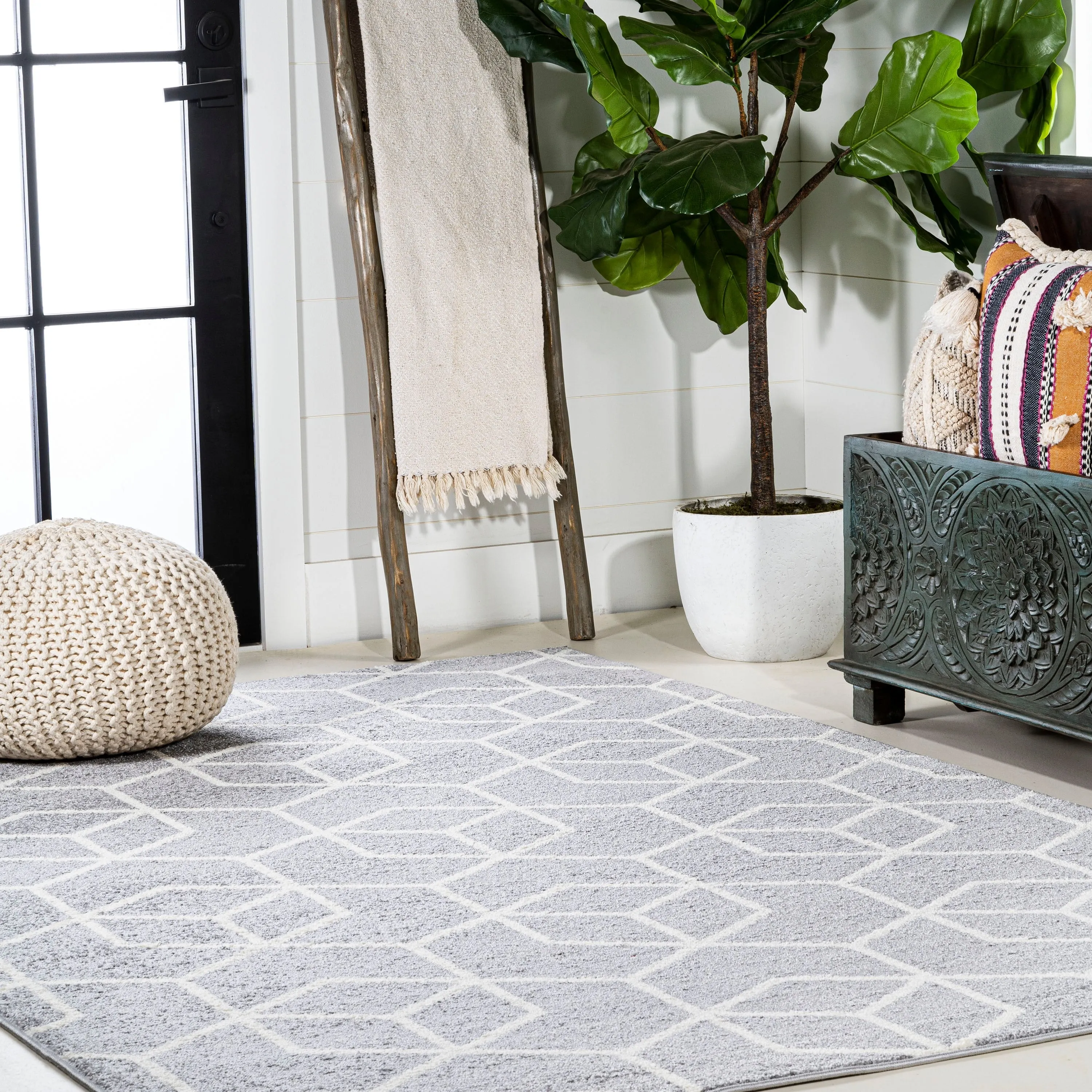 JONATHAN Y Cole Blocks Modern Geometric Area Rug