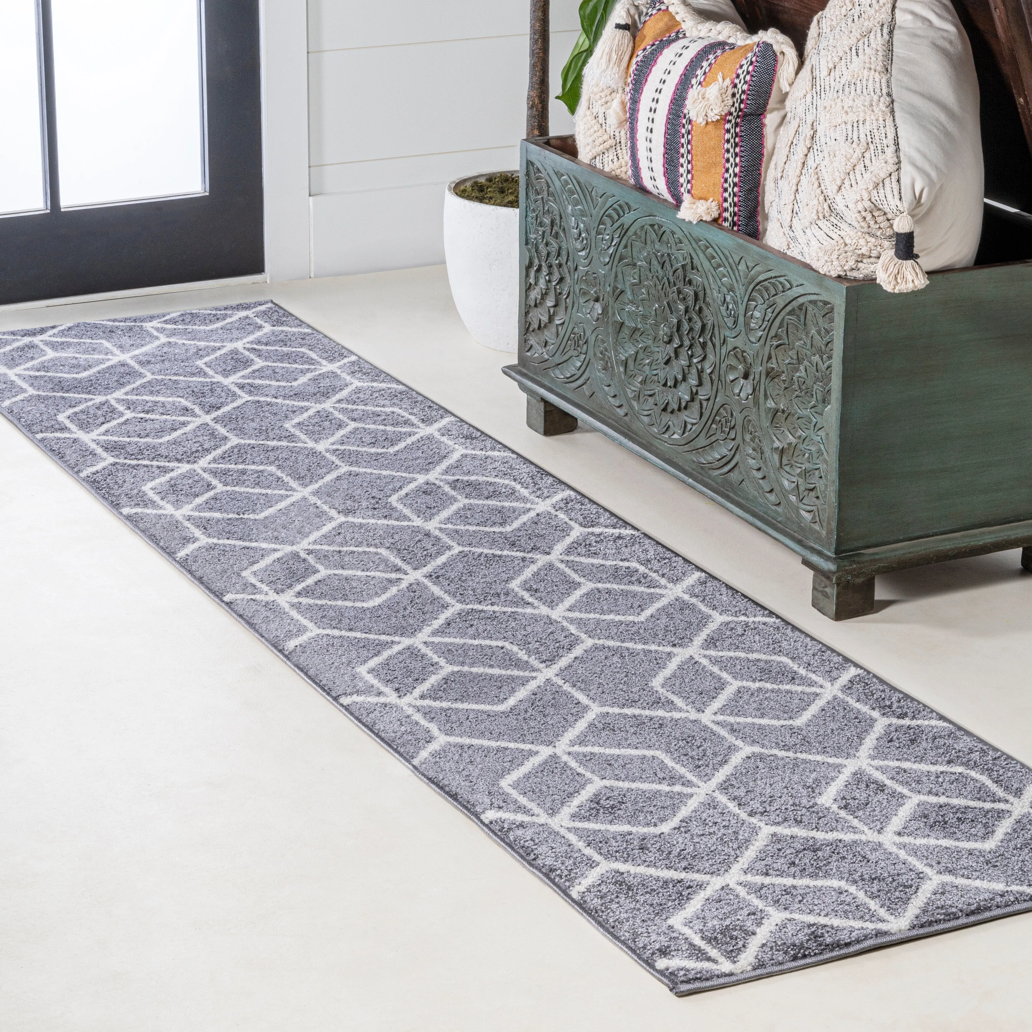JONATHAN Y Cole Blocks Modern Geometric Area Rug