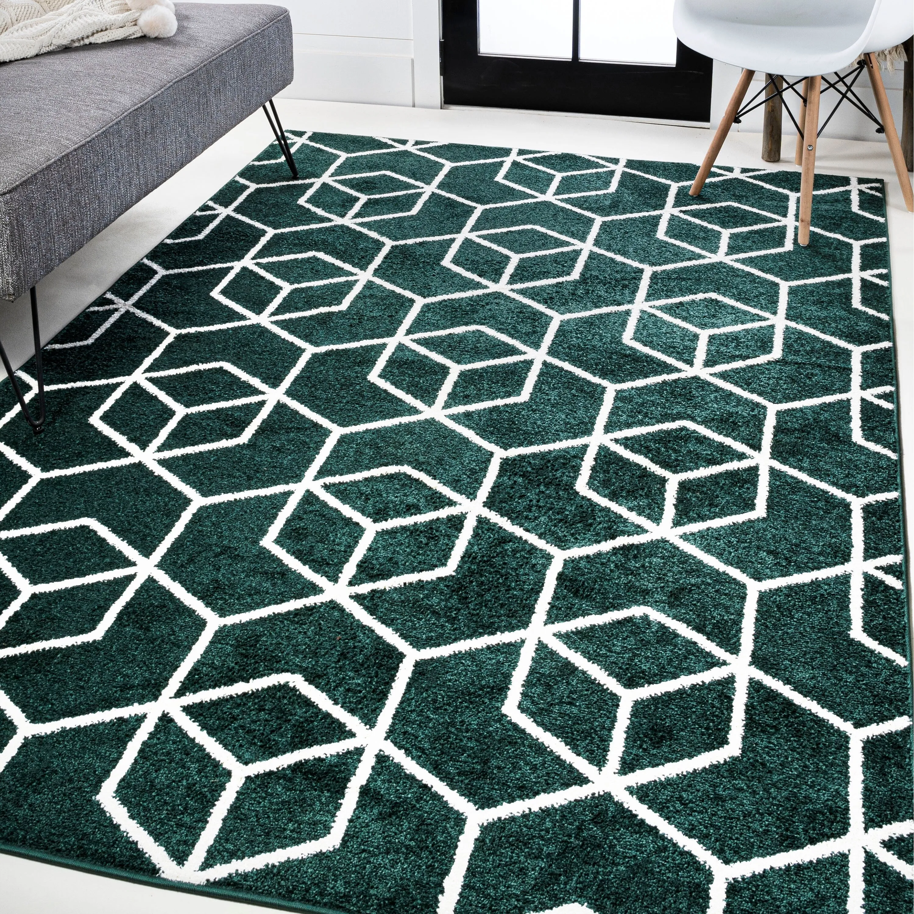 JONATHAN Y Cole Blocks Modern Geometric Area Rug