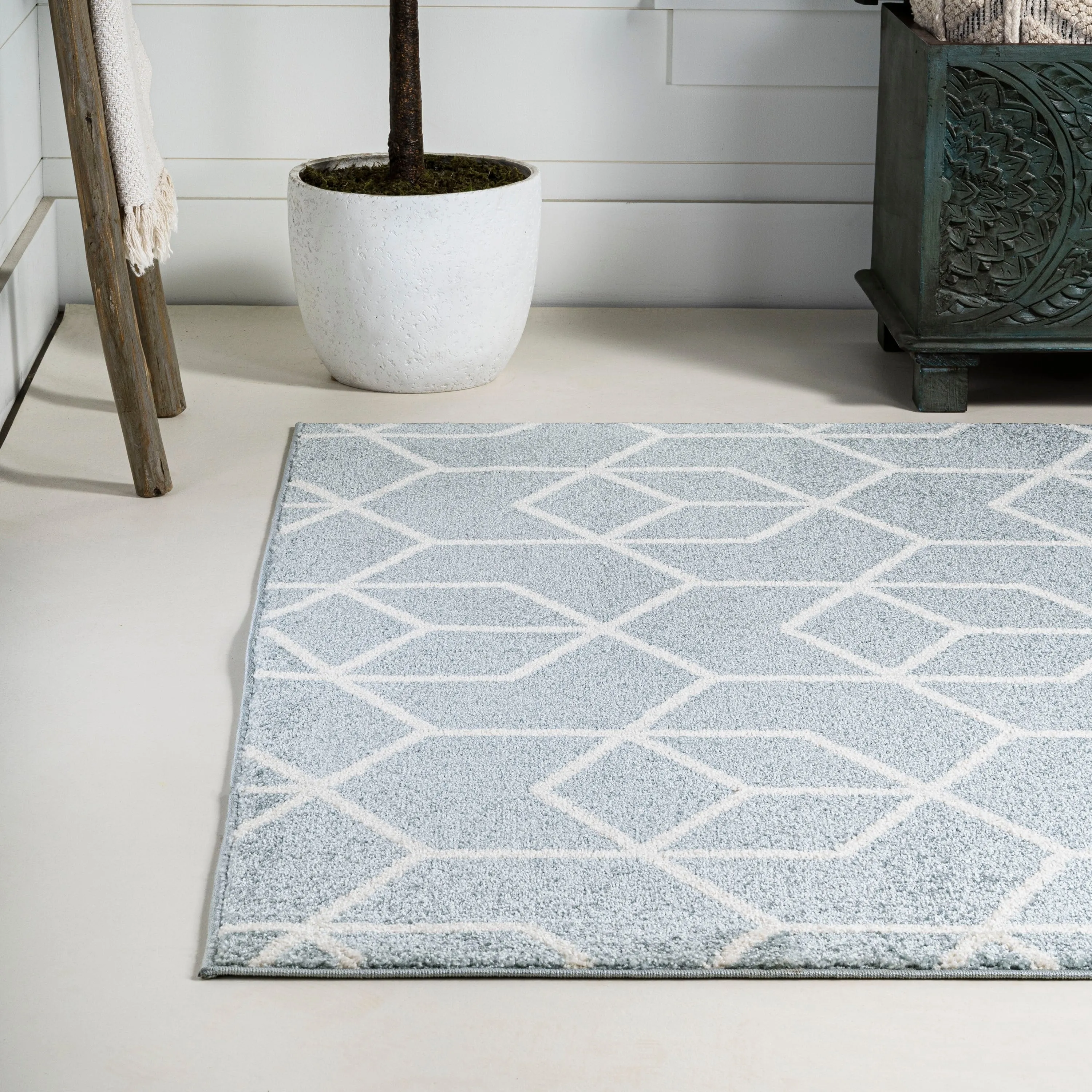 JONATHAN Y Cole Blocks Modern Geometric Area Rug