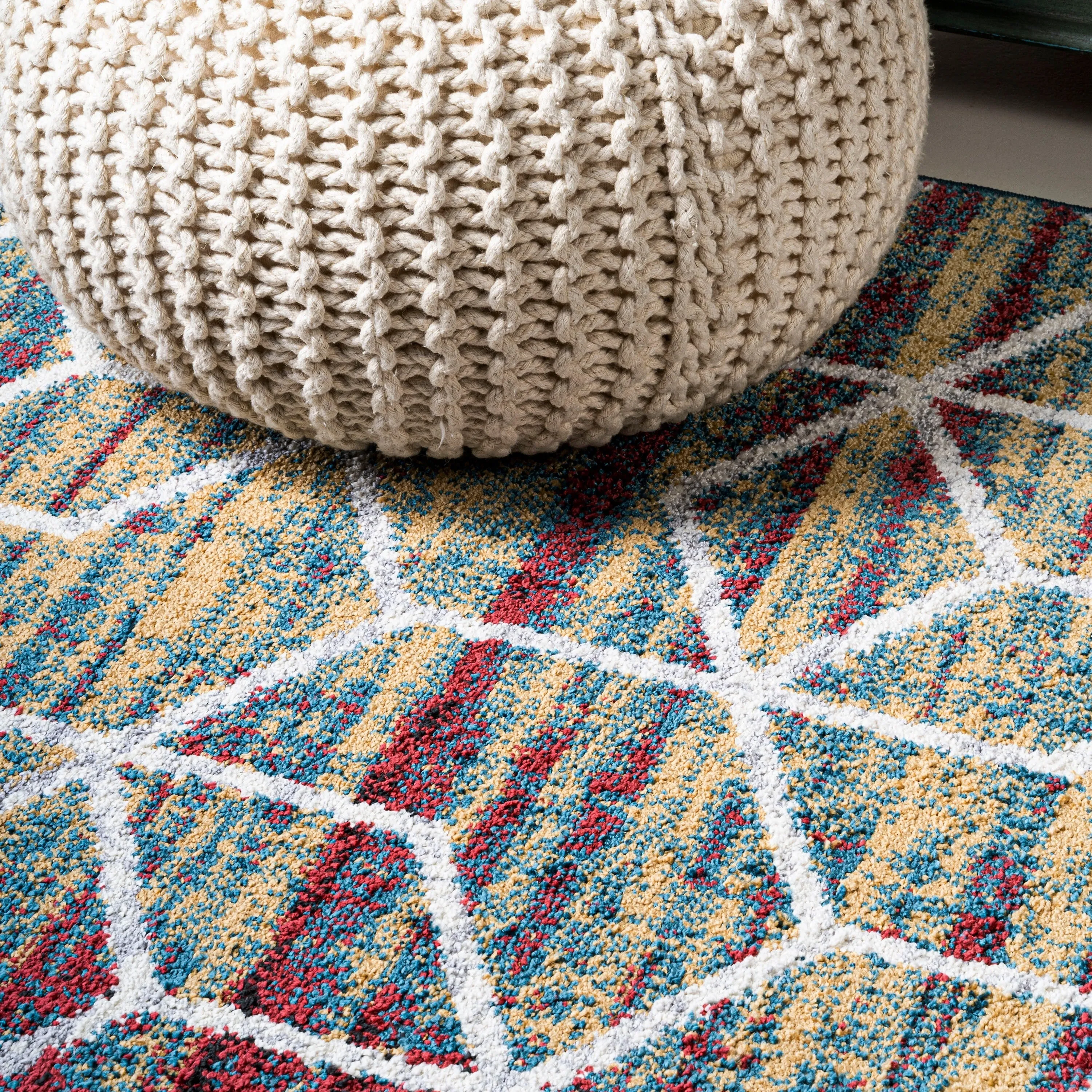 JONATHAN Y Cole Blocks Modern Geometric Area Rug