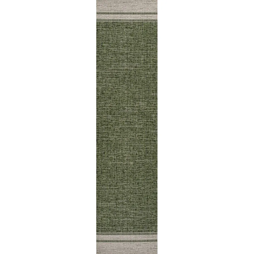 JONATHAN Y Darcy Modern Minimalist Mingled Solid Black/Cream Indoor/Outdoor Area Rug