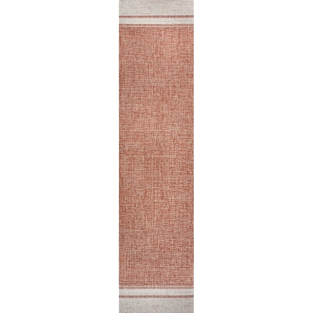 JONATHAN Y Darcy Modern Minimalist Mingled Solid Black/Cream Indoor/Outdoor Area Rug
