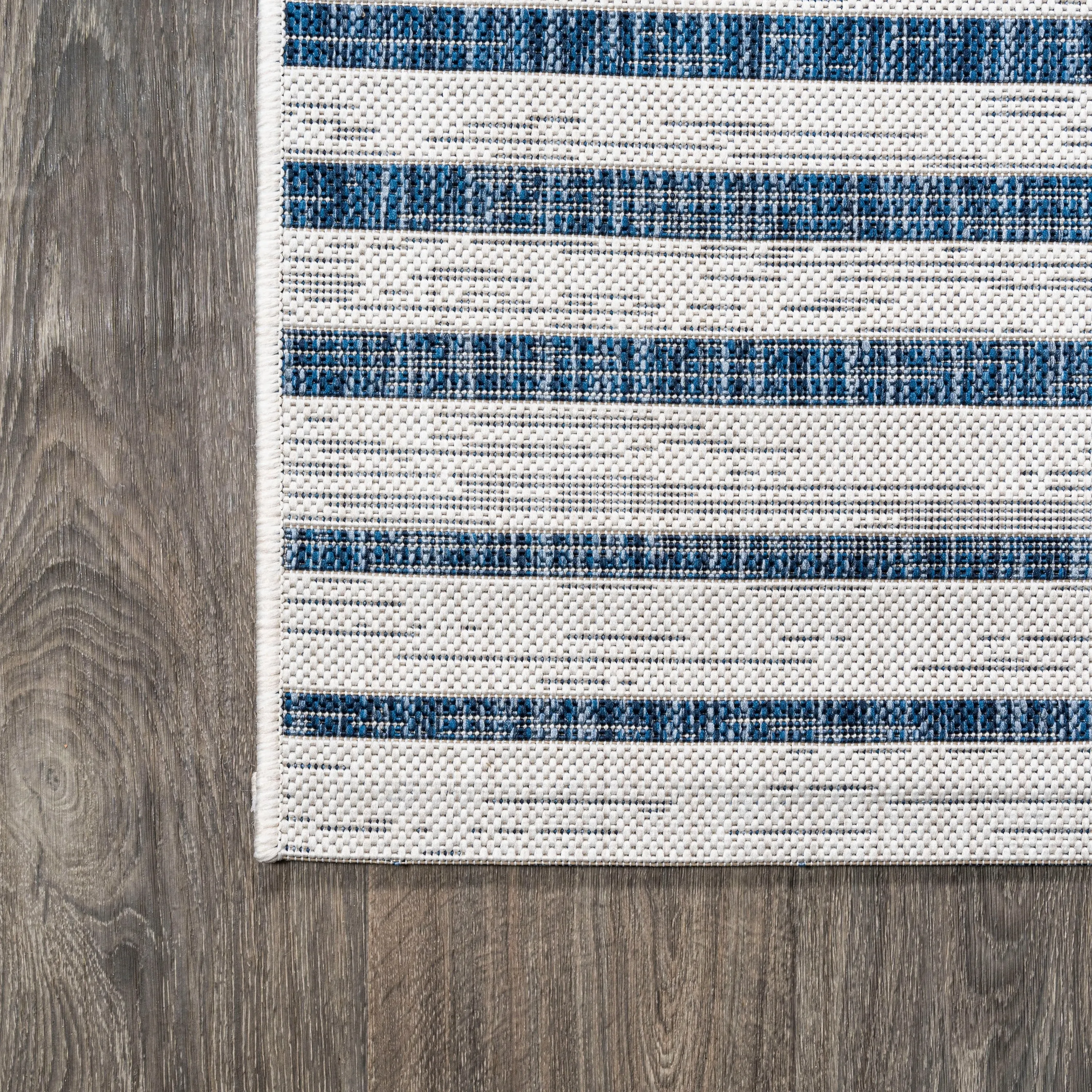 JONATHAN Y Grid Modern Offset Stripe Indoor/Outdoor Area Rug