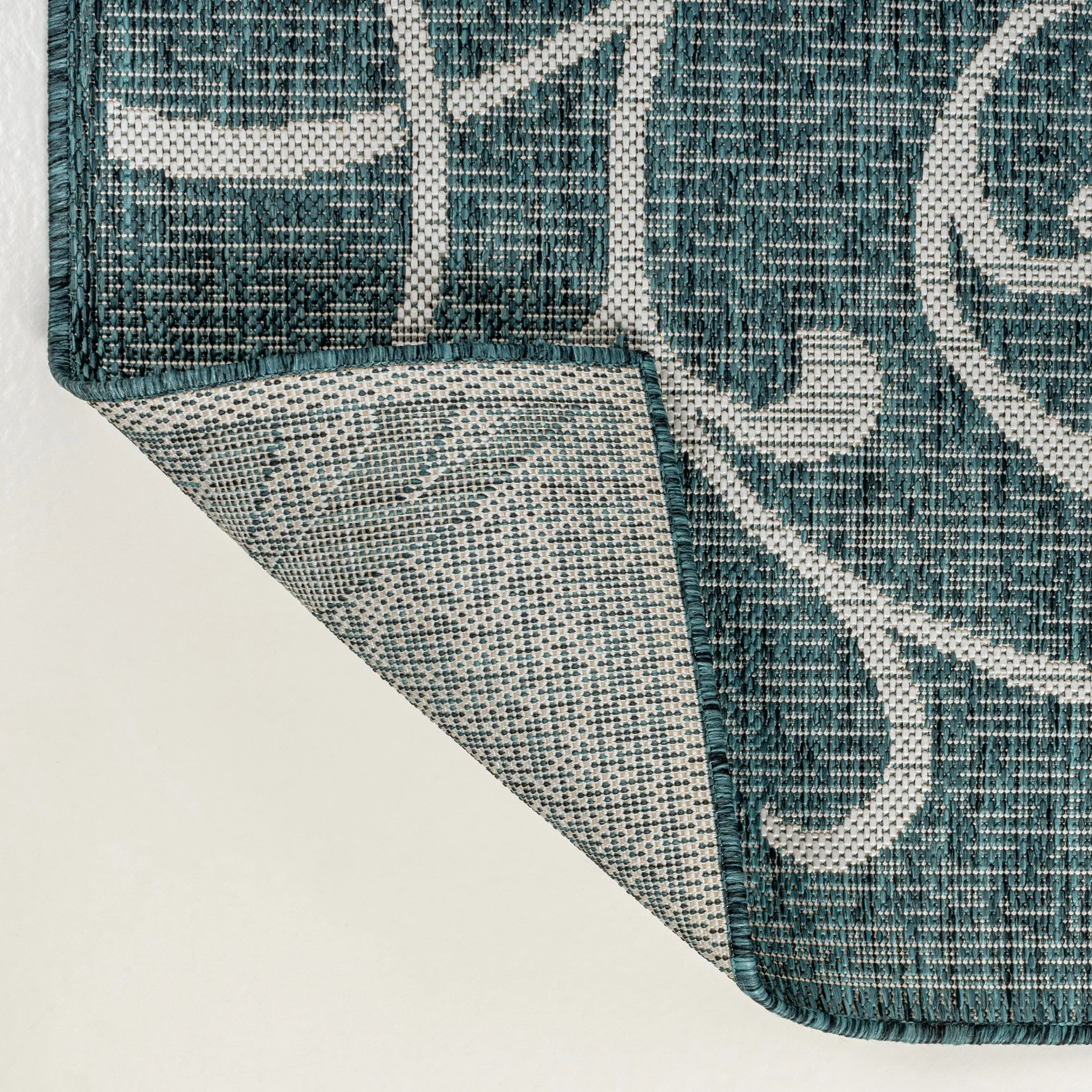 JONATHAN Y Isla Traditional Classic All-Over Scroll Green/Cream Indoor/Outdoor Area Rug