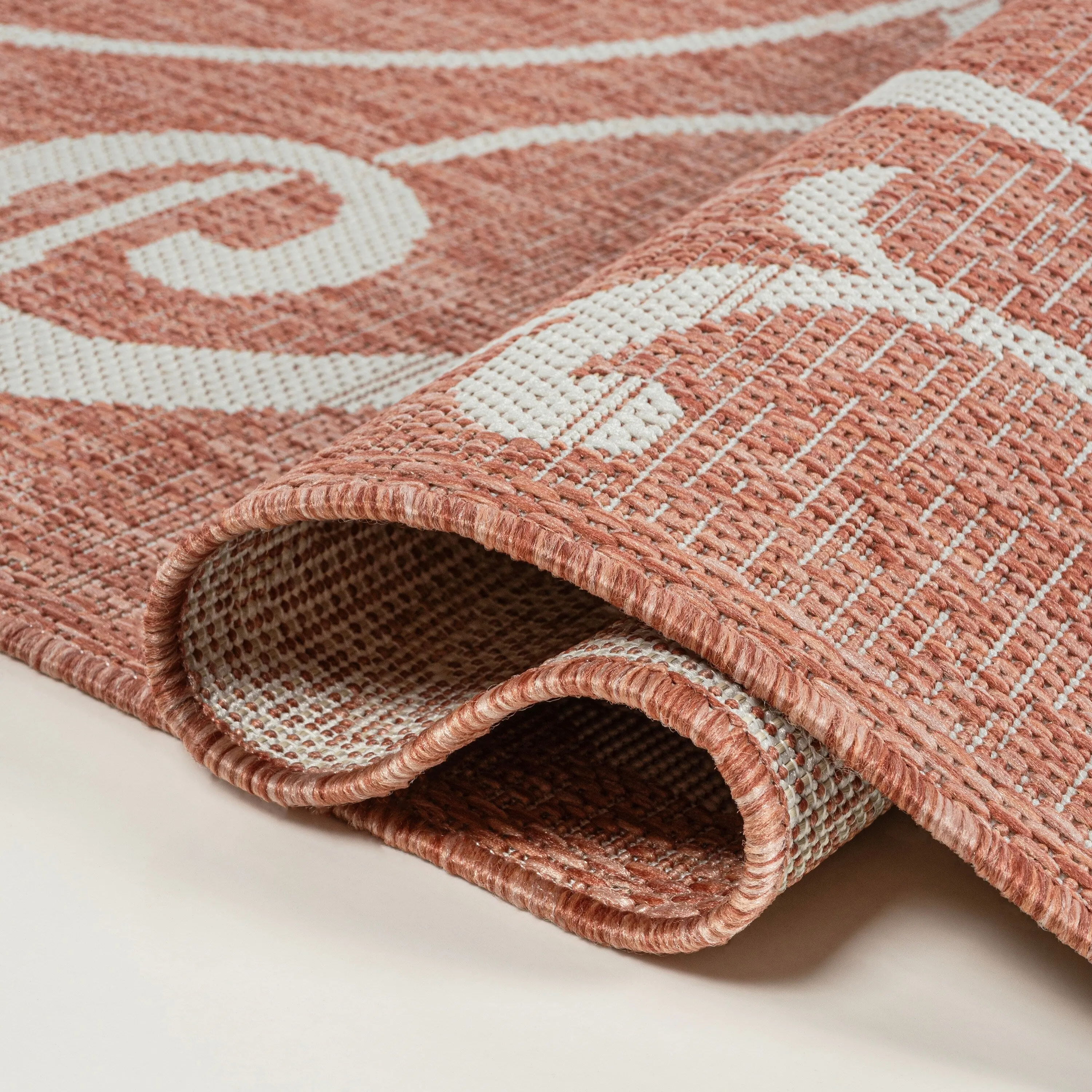 JONATHAN Y Isla Traditional Classic All-Over Scroll Green/Cream Indoor/Outdoor Area Rug
