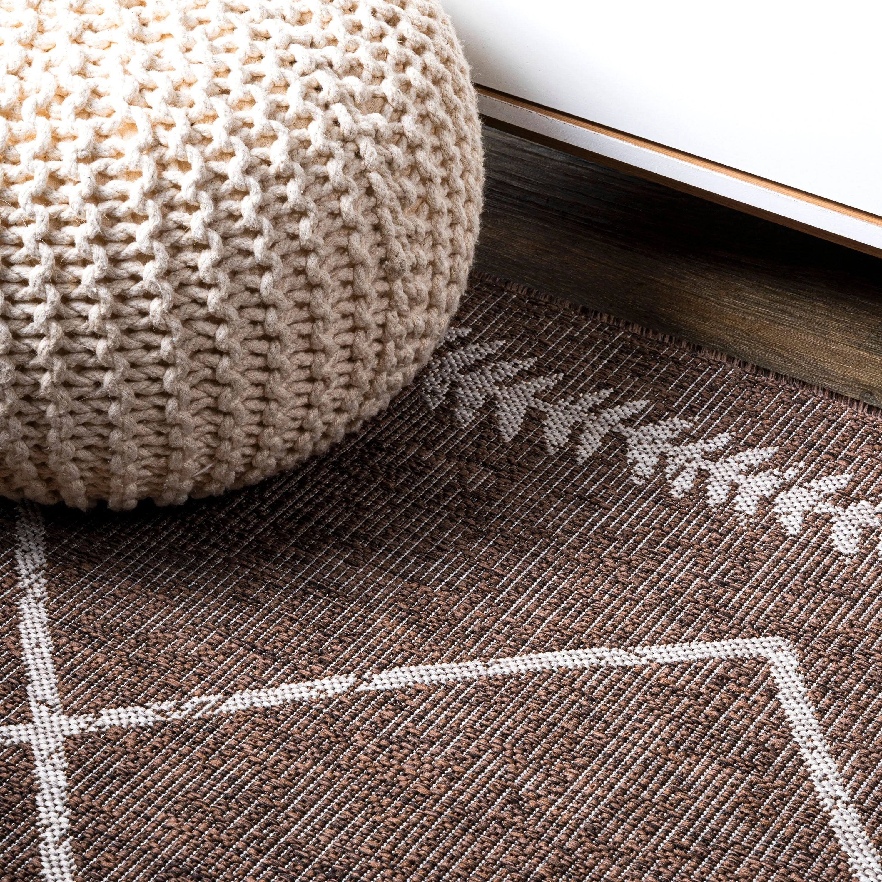 JONATHAN Y Kafel Tribal Diamond Trellis Indoor/Outdoor Area Rug
