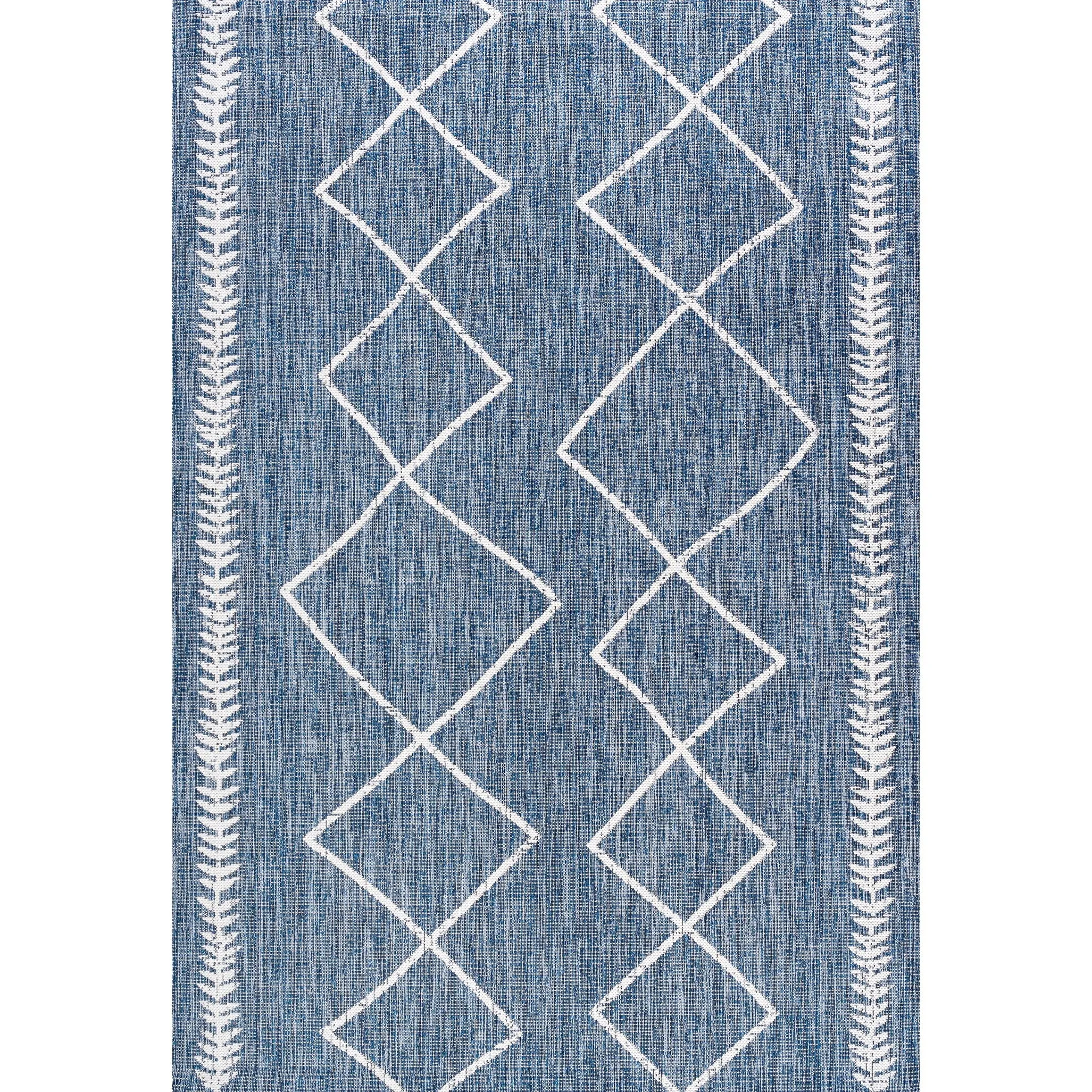 JONATHAN Y Kafel Tribal Diamond Trellis Indoor/Outdoor Area Rug
