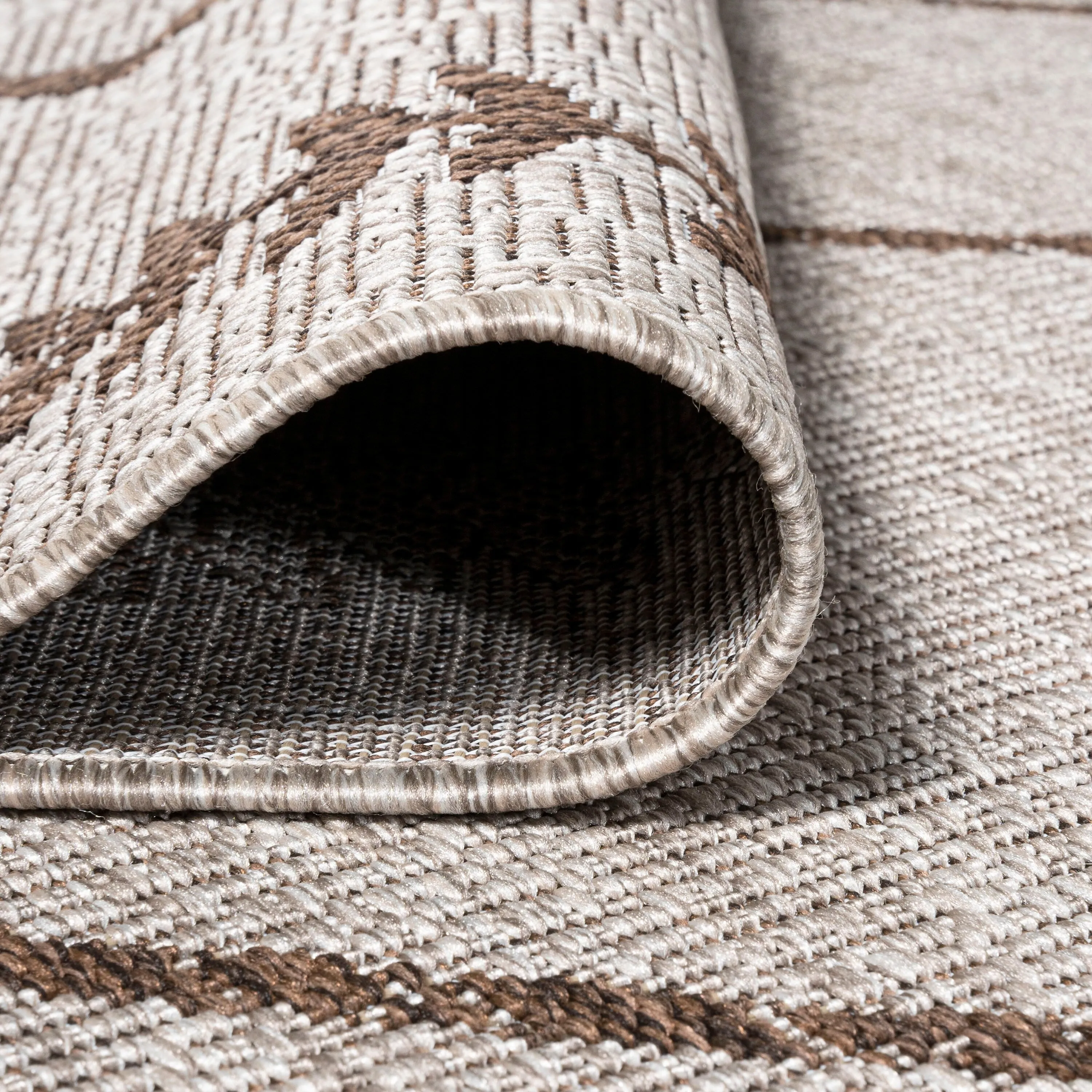 JONATHAN Y Kafel Tribal Diamond Trellis Indoor/Outdoor Area Rug