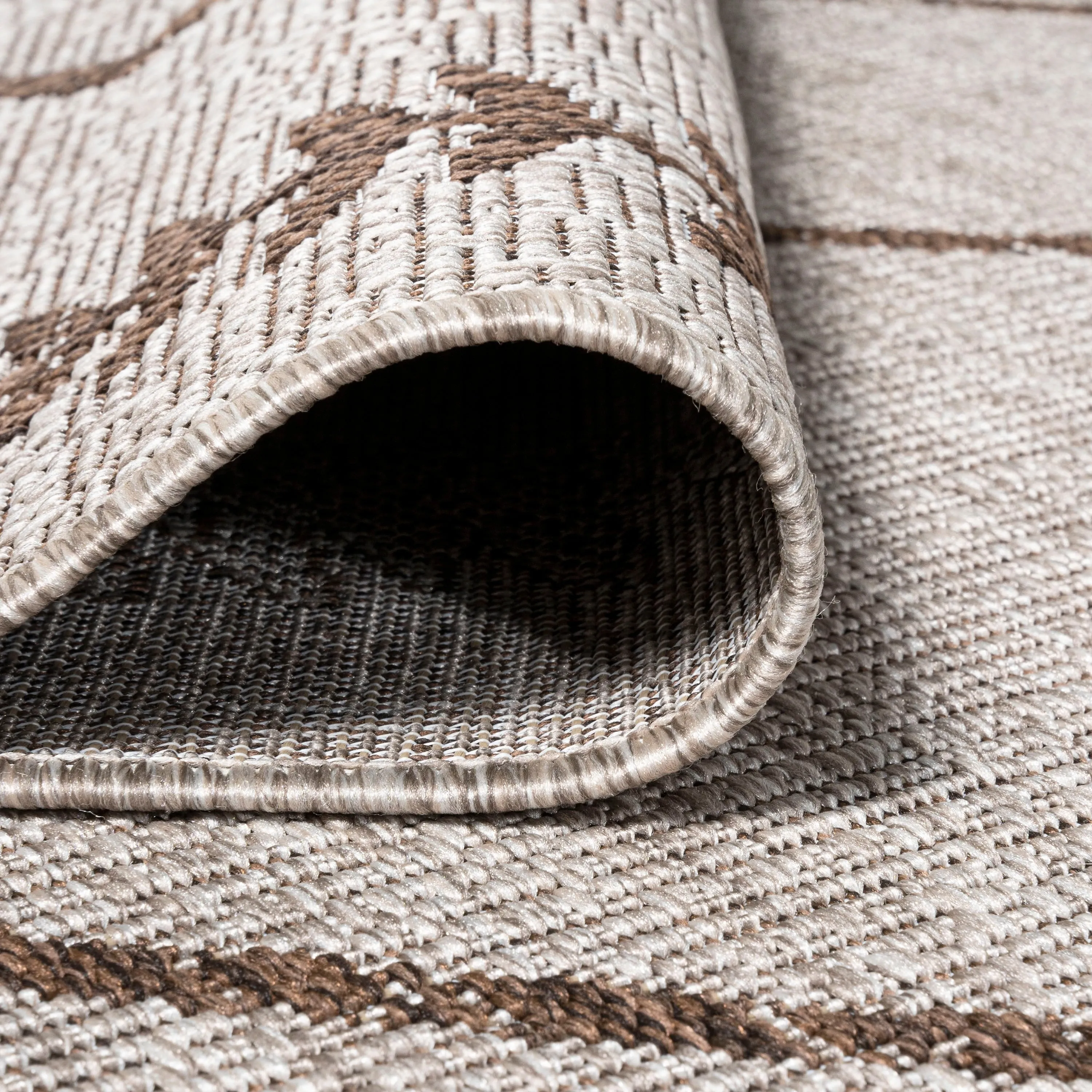 JONATHAN Y Kafel Tribal Diamond Trellis Indoor/Outdoor Area Rug