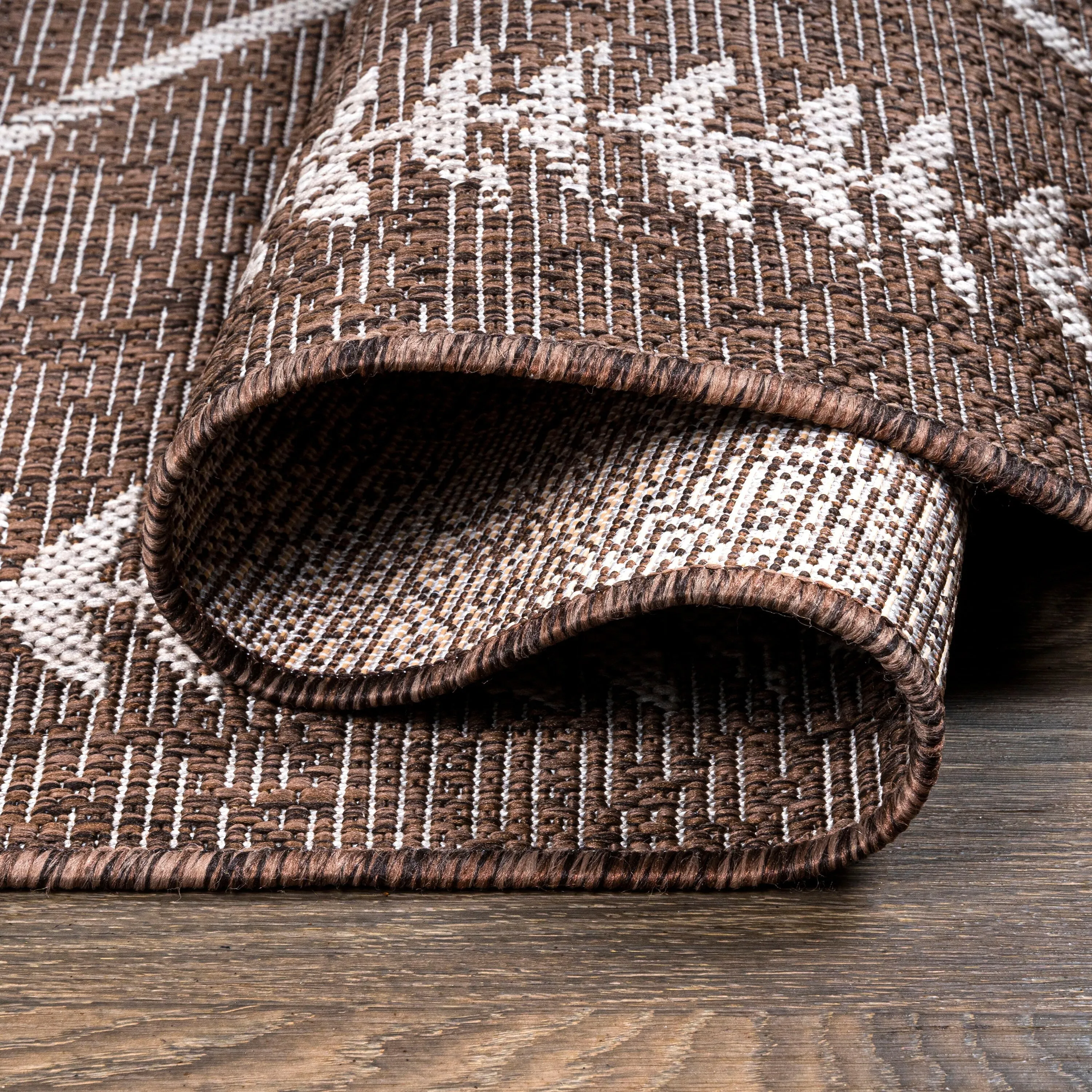 JONATHAN Y Kafel Tribal Diamond Trellis Indoor/Outdoor Area Rug