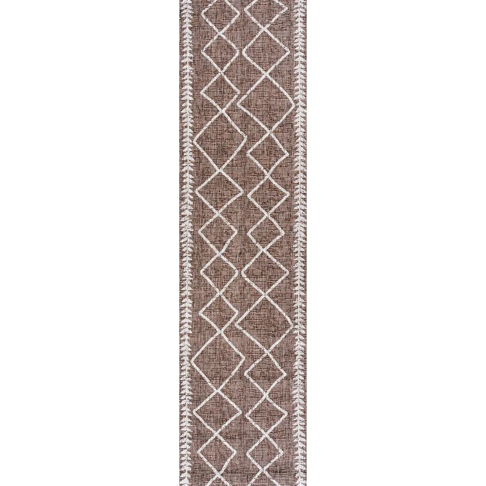 JONATHAN Y Kafel Tribal Diamond Trellis Indoor/Outdoor Area Rug