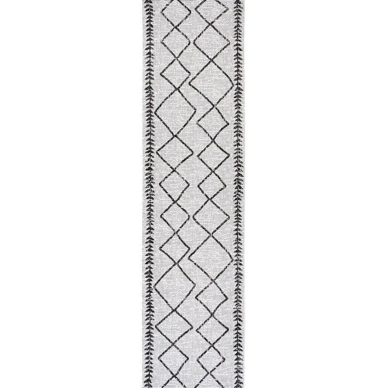JONATHAN Y Kafel Tribal Diamond Trellis Indoor/Outdoor Area Rug