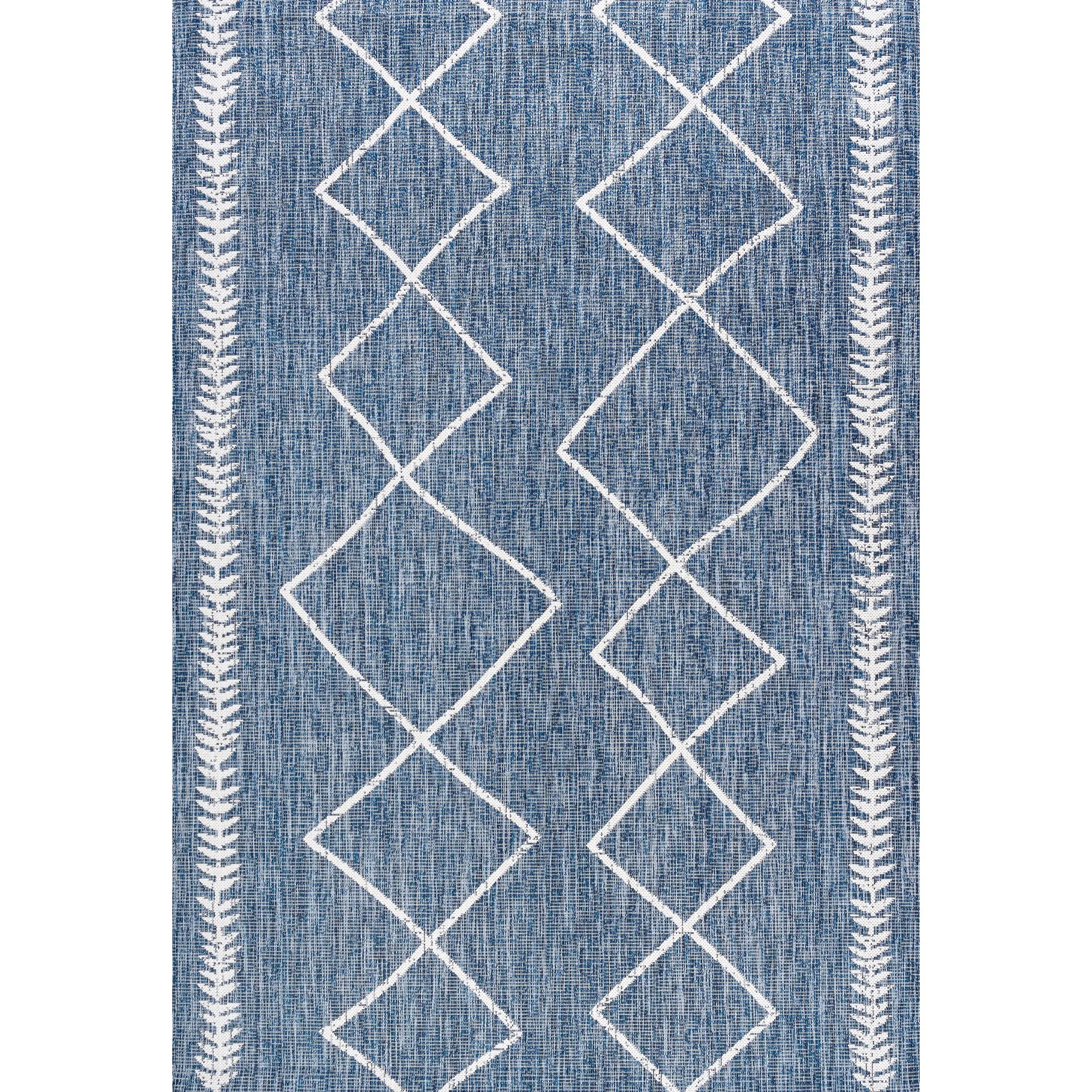 JONATHAN Y Kafel Tribal Diamond Trellis Indoor/Outdoor Area Rug