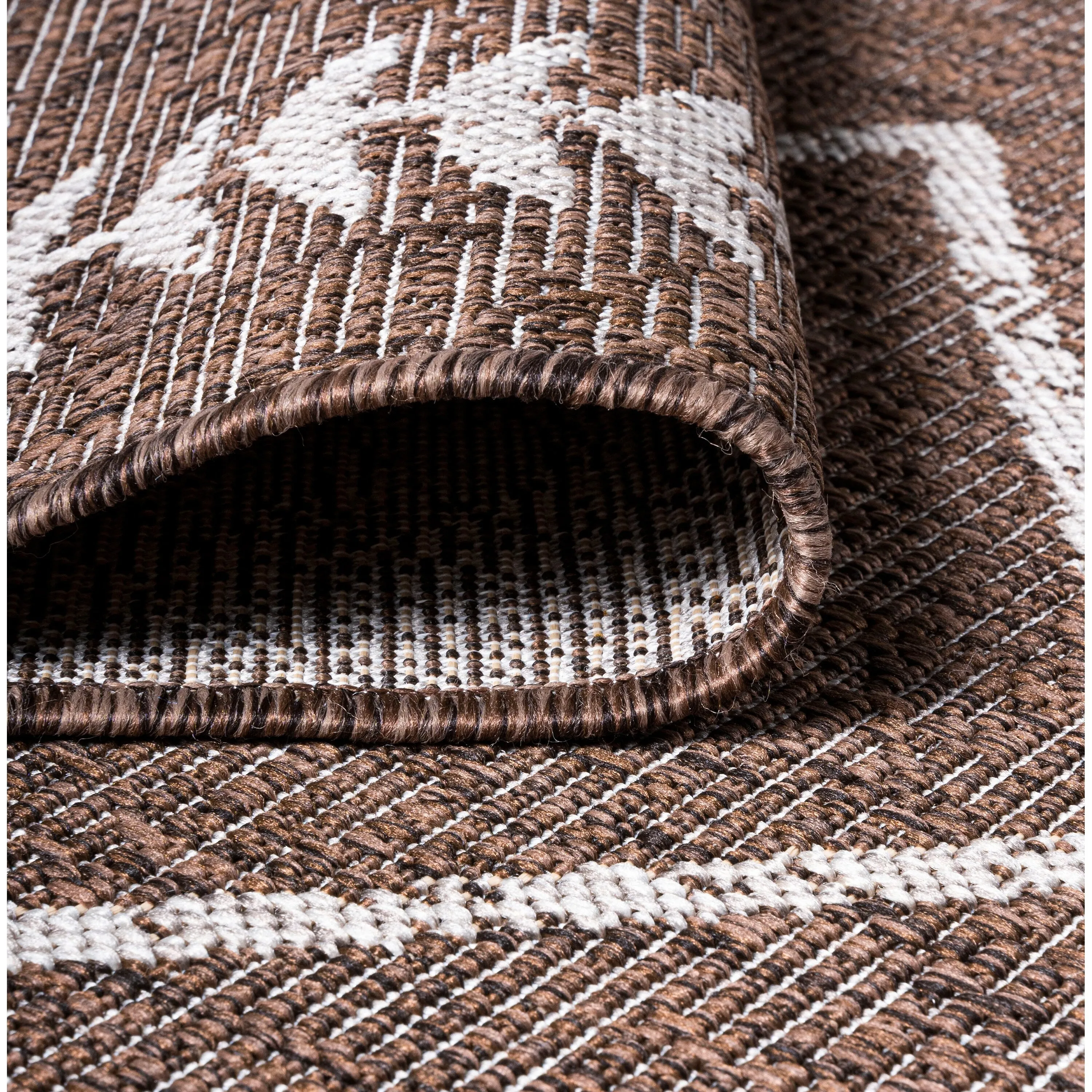 JONATHAN Y Kafel Tribal Diamond Trellis Indoor/Outdoor Area Rug