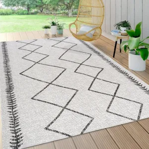 JONATHAN Y Kafel Tribal Diamond Trellis Indoor/Outdoor Area Rug