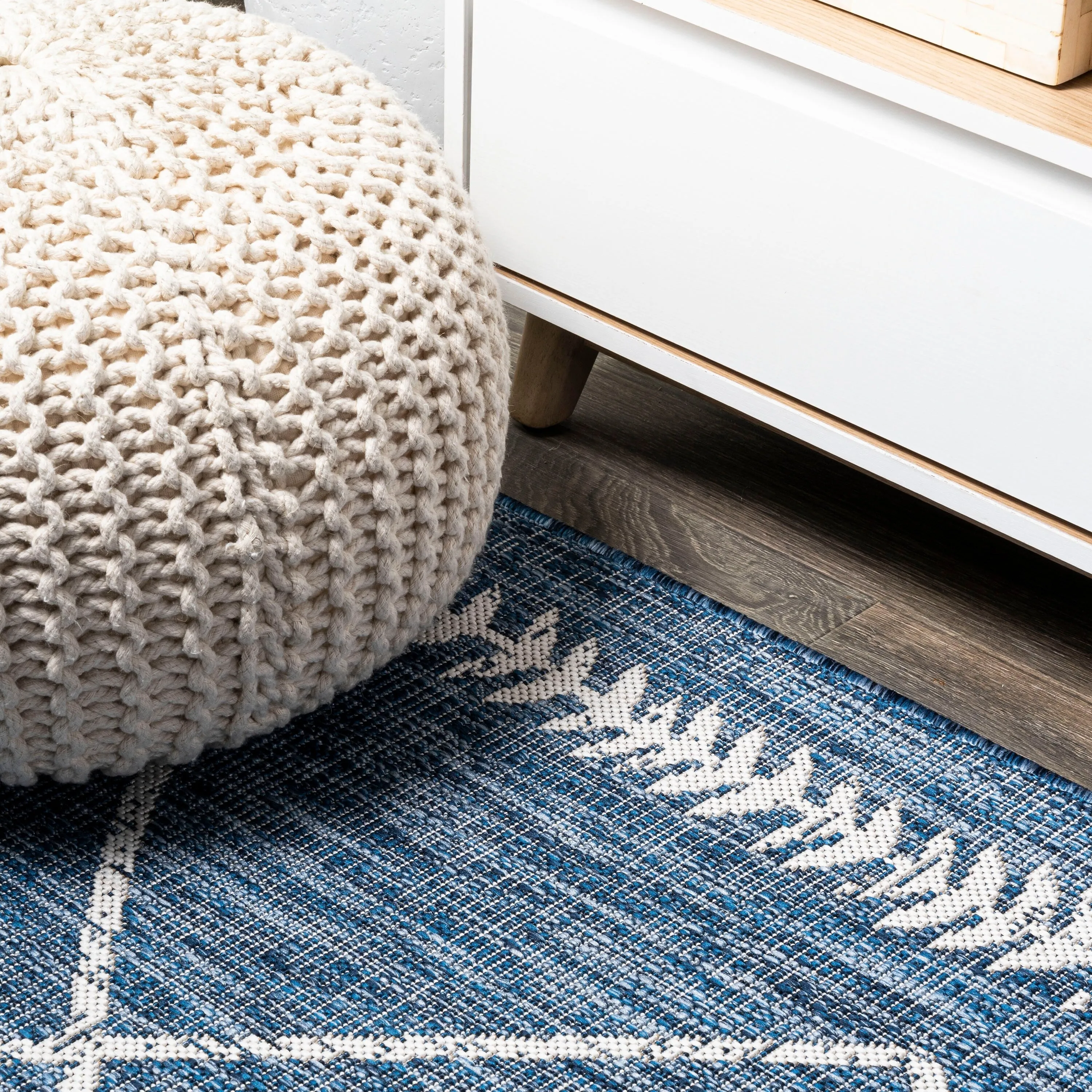 JONATHAN Y Kafel Tribal Diamond Trellis Indoor/Outdoor Area Rug