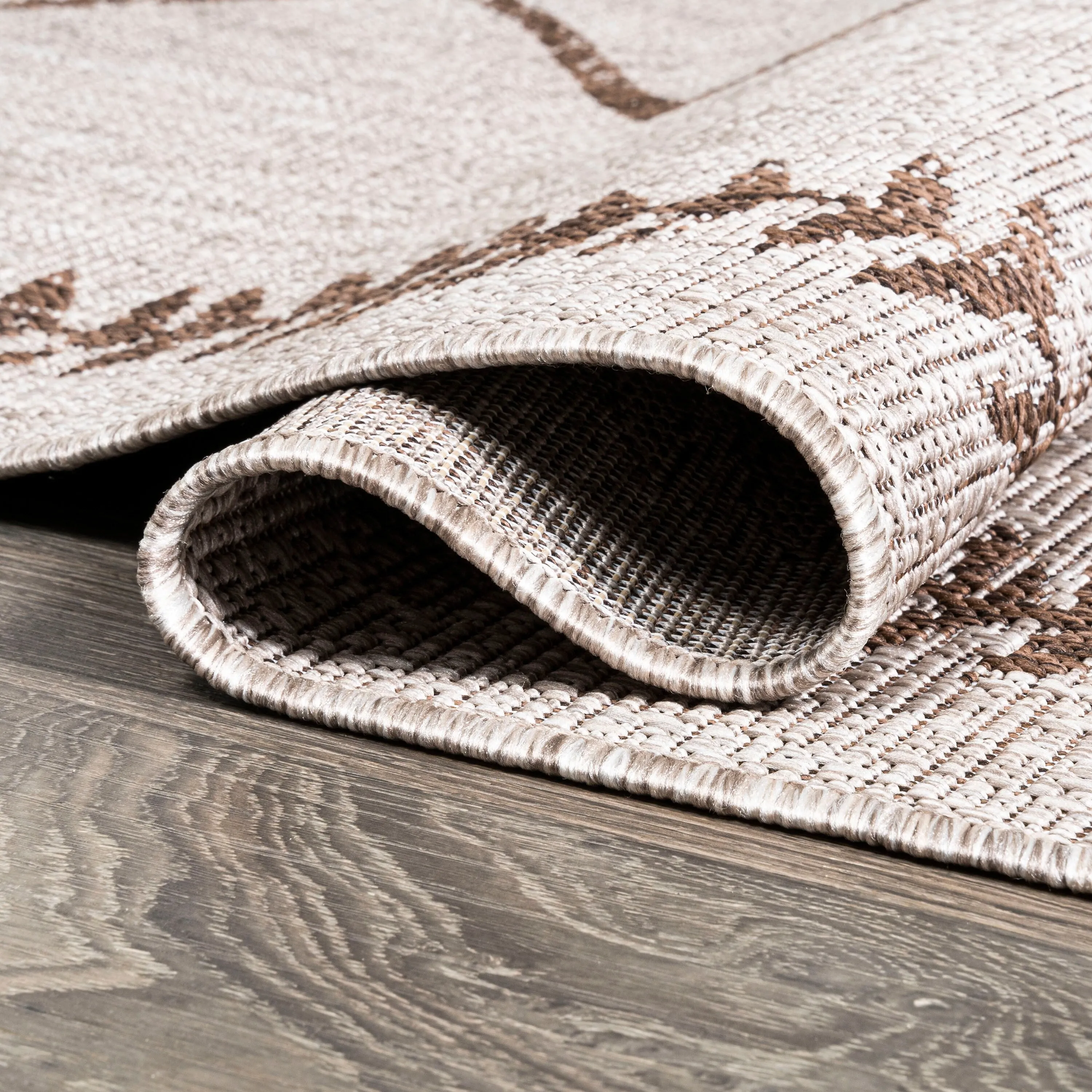 JONATHAN Y Kafel Tribal Diamond Trellis Indoor/Outdoor Area Rug