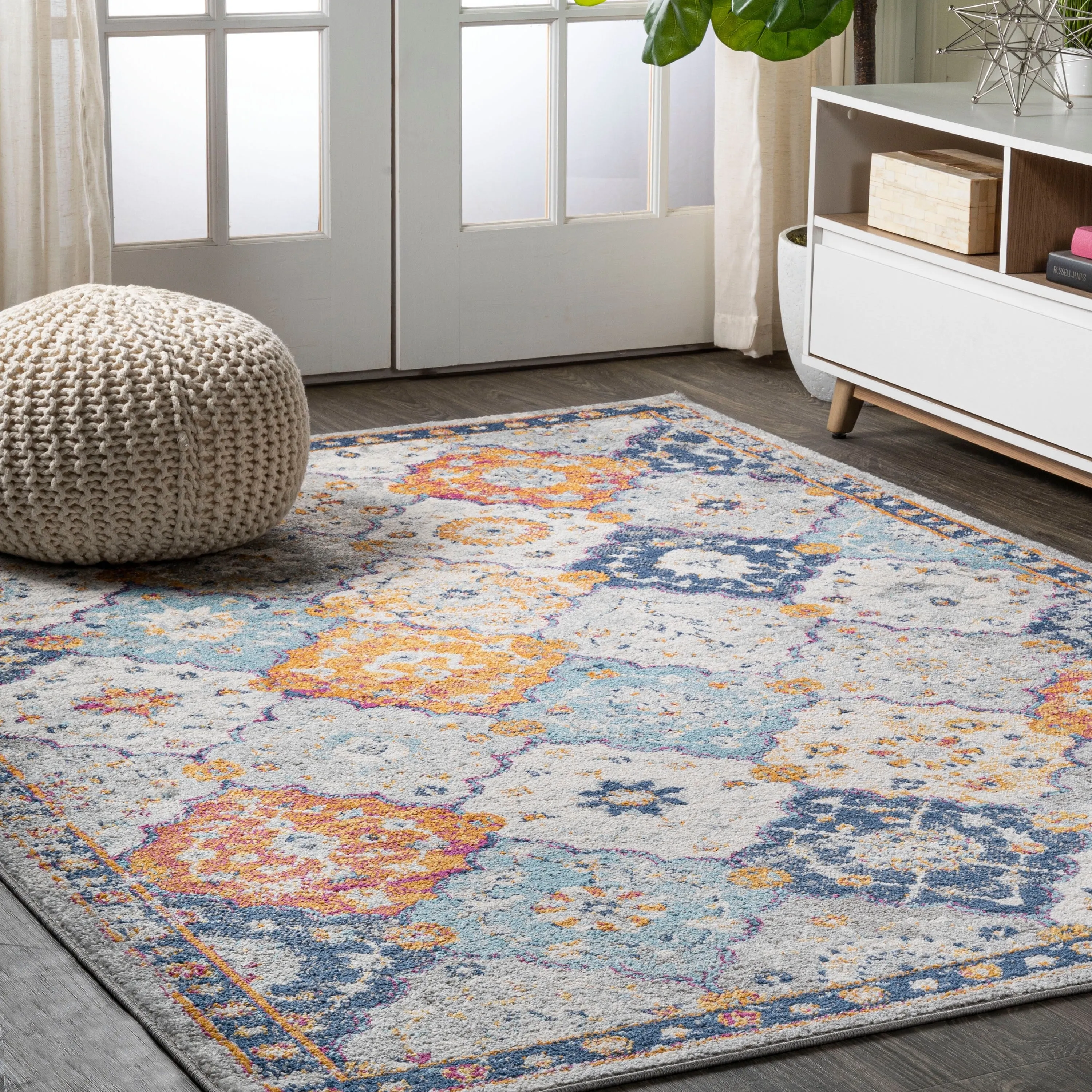 JONATHAN Y Kilia Bohemian Medallion Area Rug
