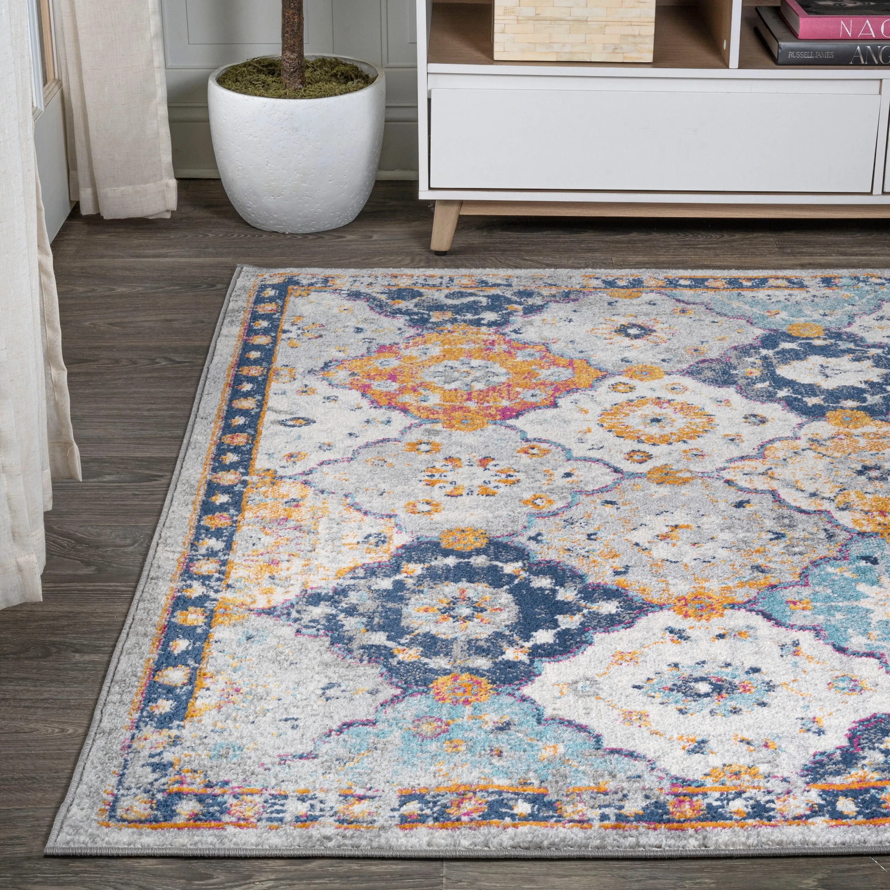 JONATHAN Y Kilia Bohemian Medallion Area Rug