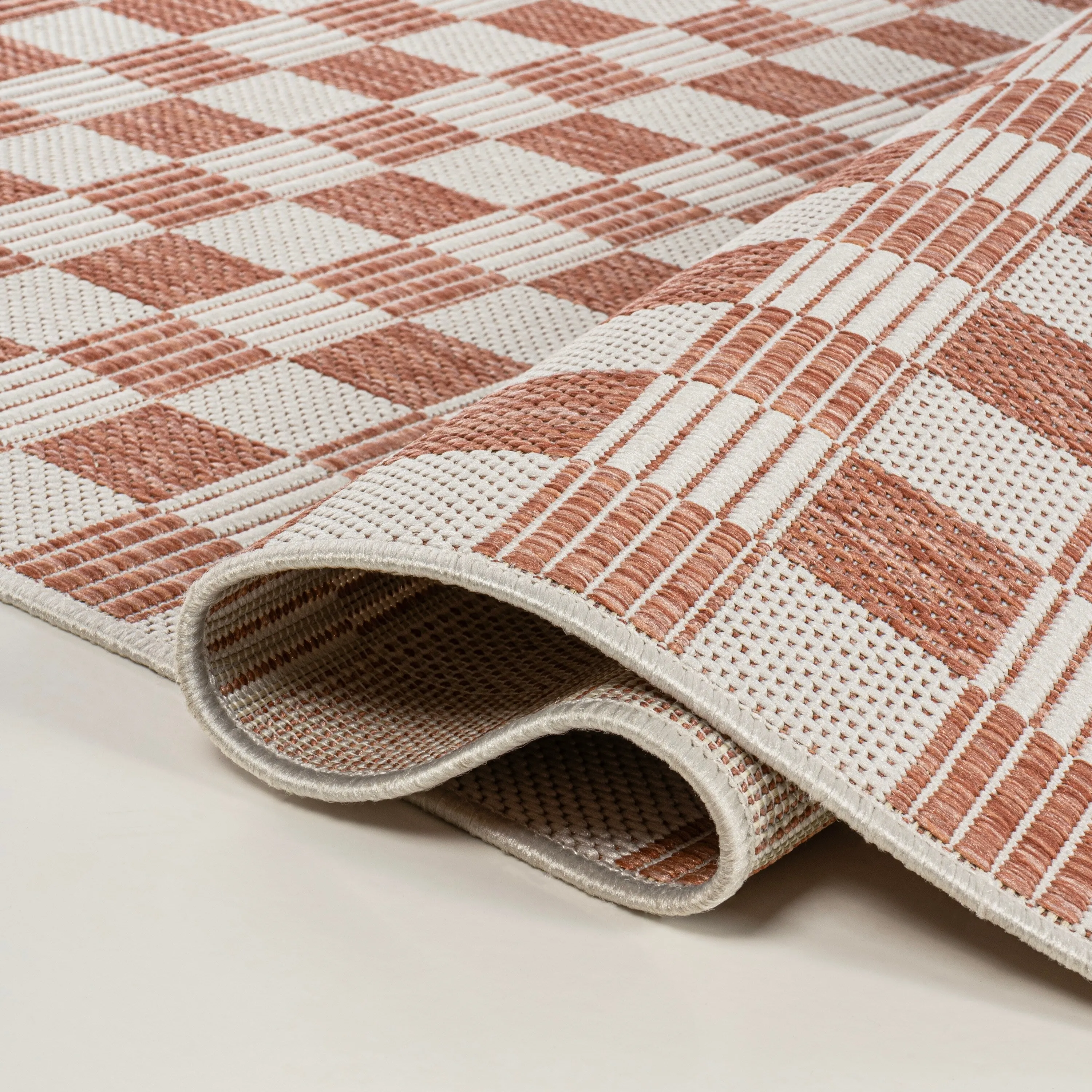 JONATHAN Y Maribel Traditional Cottage Checkerboard Green/Cream Indoor/Outdoor Area Rug