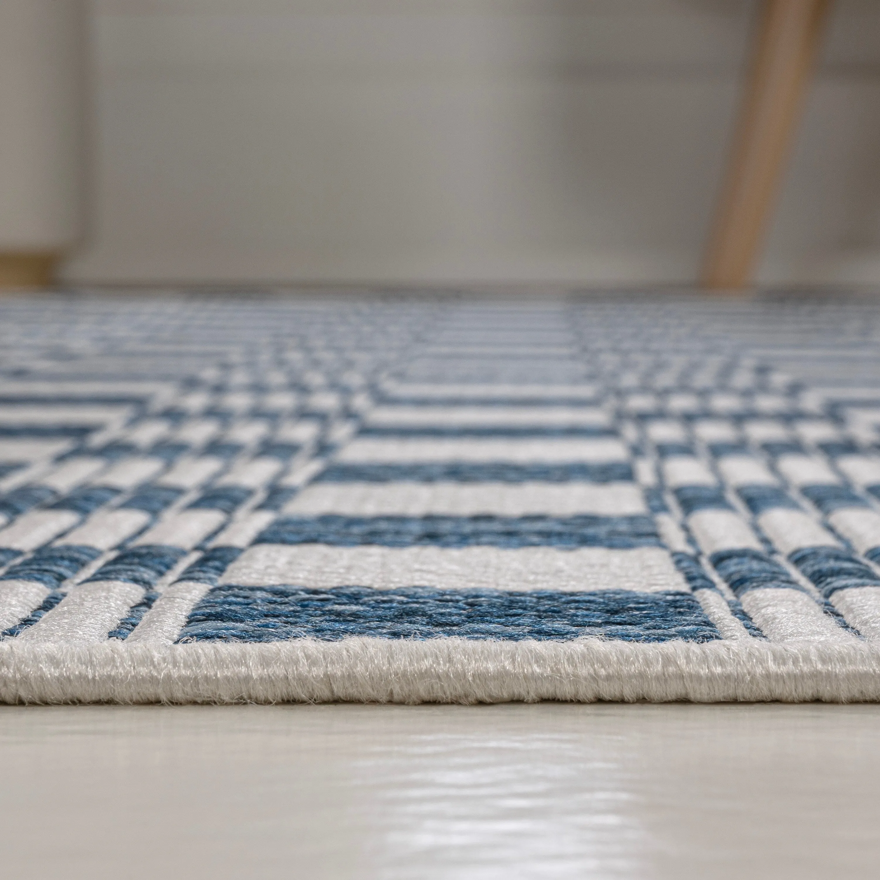 JONATHAN Y Maribel Traditional Cottage Checkerboard Green/Cream Indoor/Outdoor Area Rug