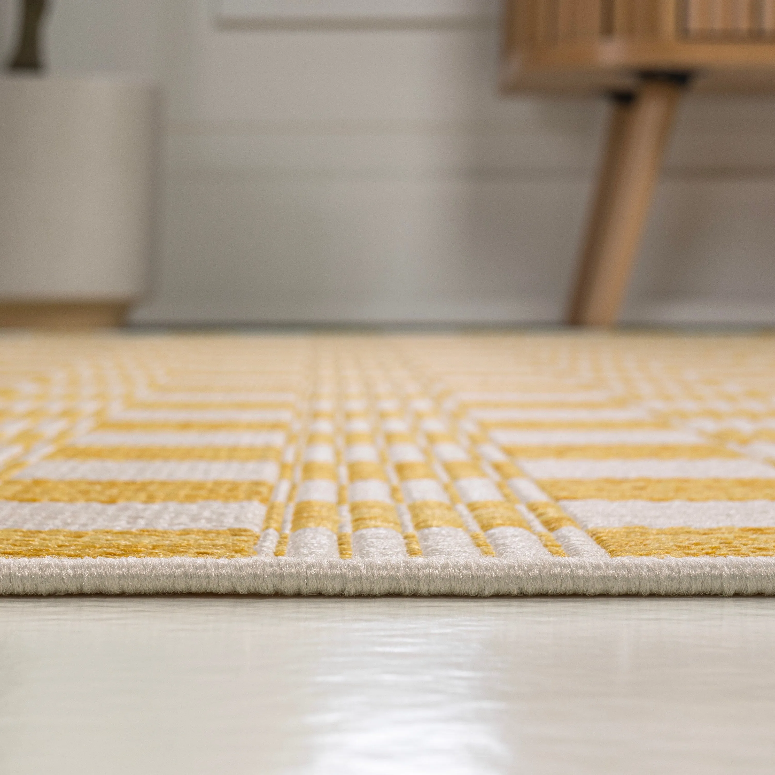 JONATHAN Y Maribel Traditional Cottage Checkerboard Green/Cream Indoor/Outdoor Area Rug