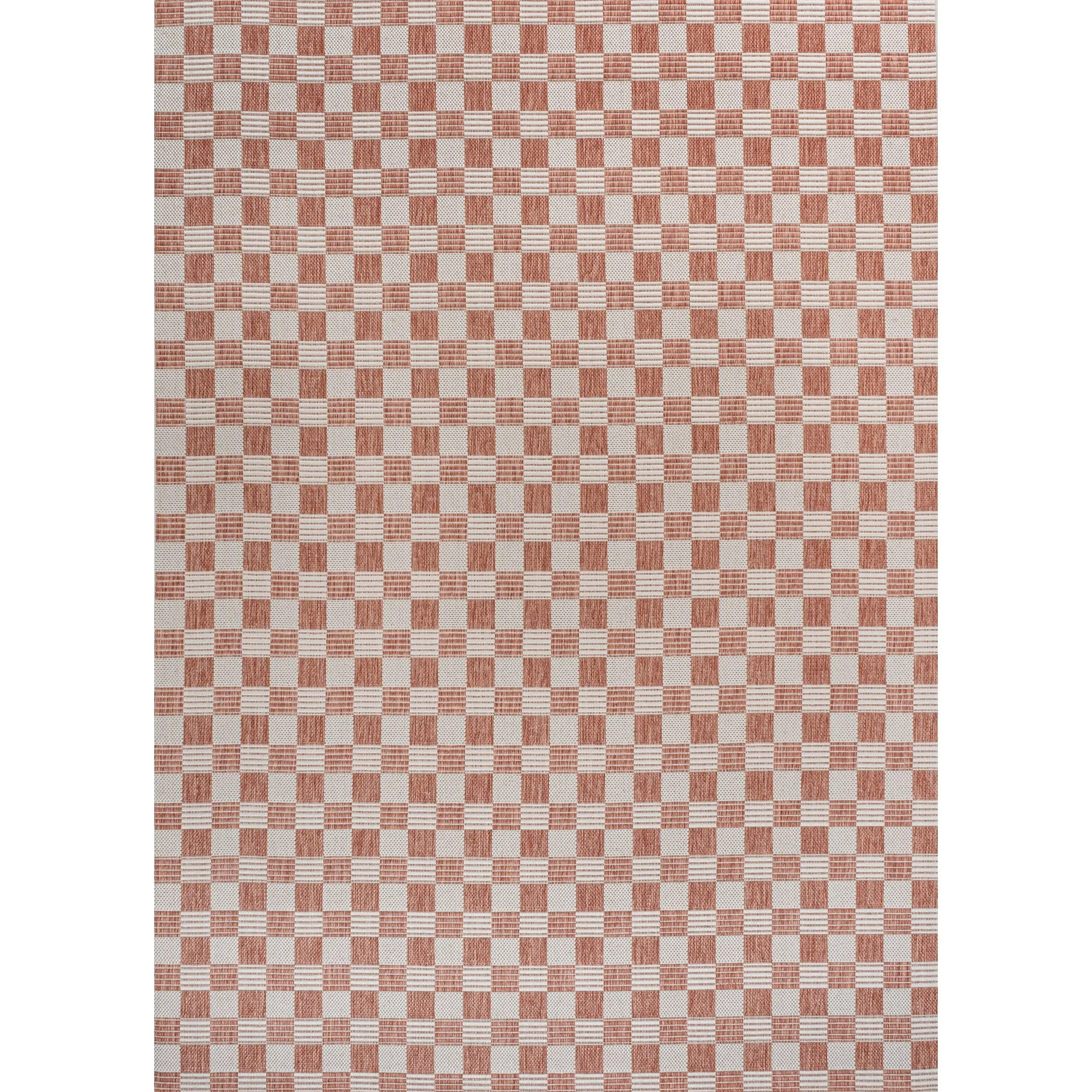 JONATHAN Y Maribel Traditional Cottage Checkerboard Green/Cream Indoor/Outdoor Area Rug