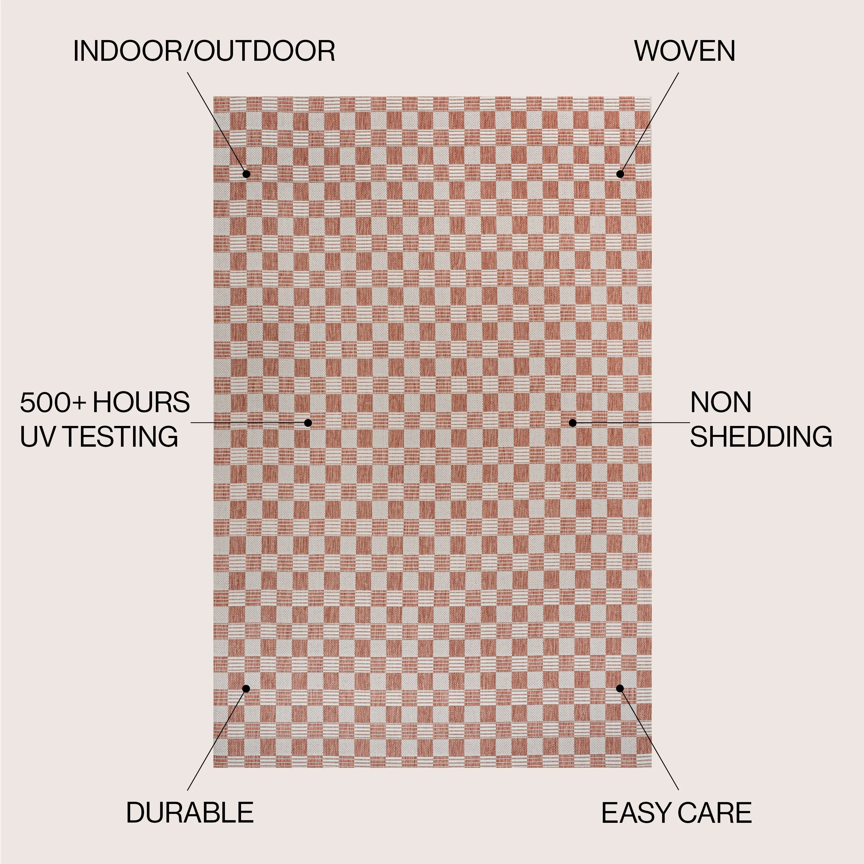 JONATHAN Y Maribel Traditional Cottage Checkerboard Green/Cream Indoor/Outdoor Area Rug