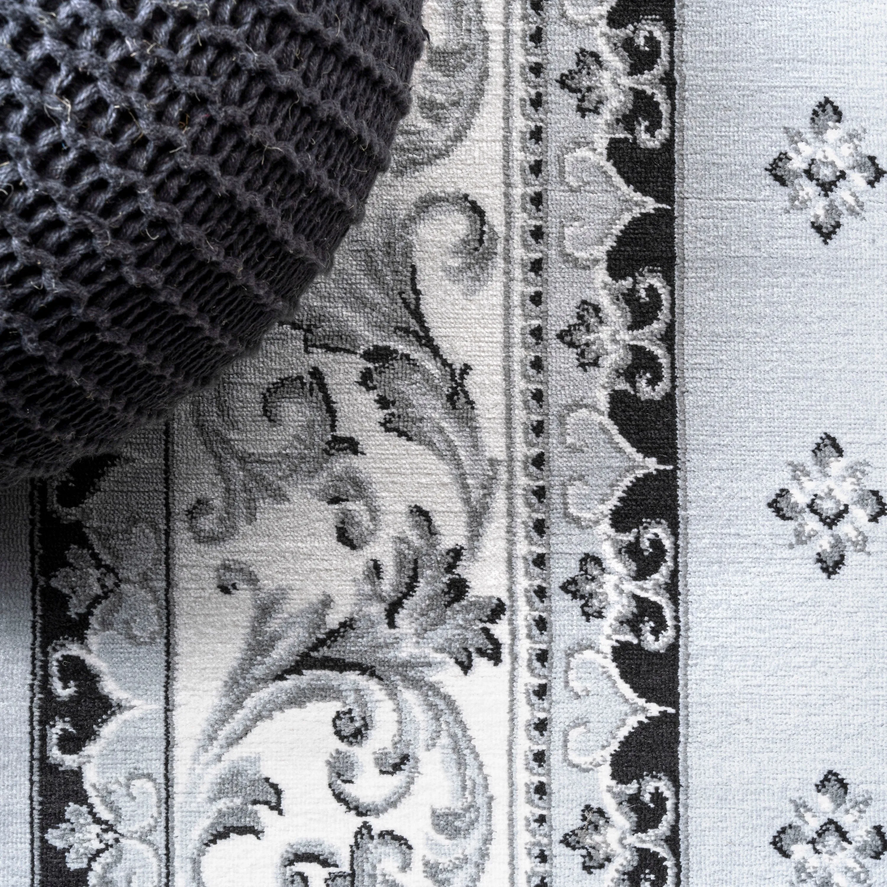 JONATHAN Y Marrakesh French Border Area Rug