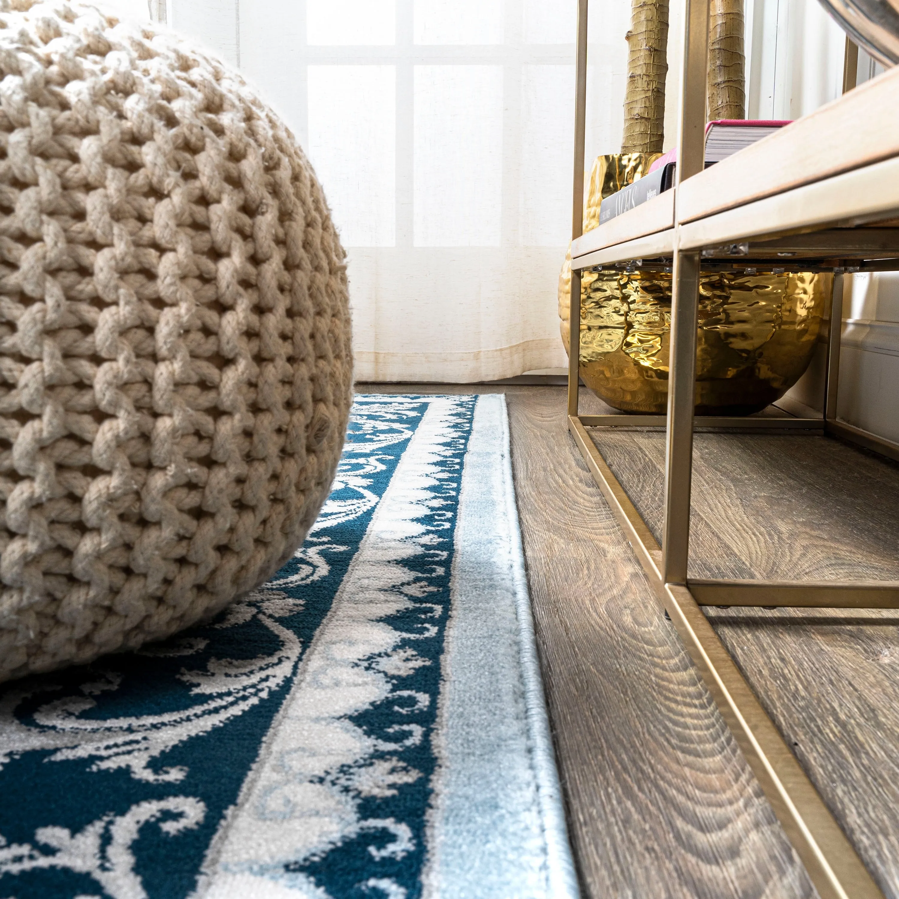 JONATHAN Y Marrakesh French Border Area Rug