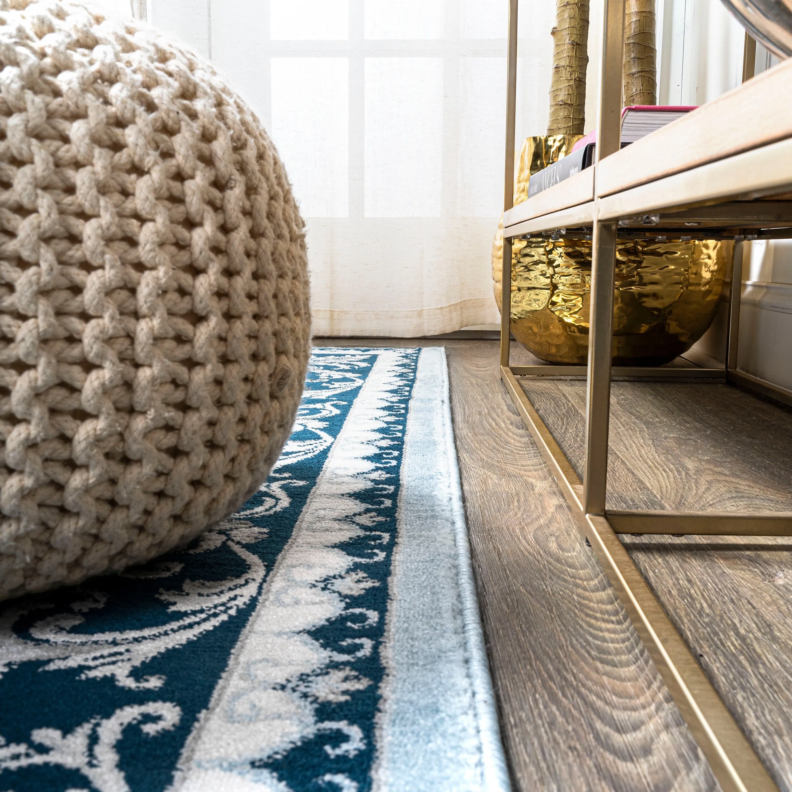 JONATHAN Y Marrakesh French Border Area Rug
