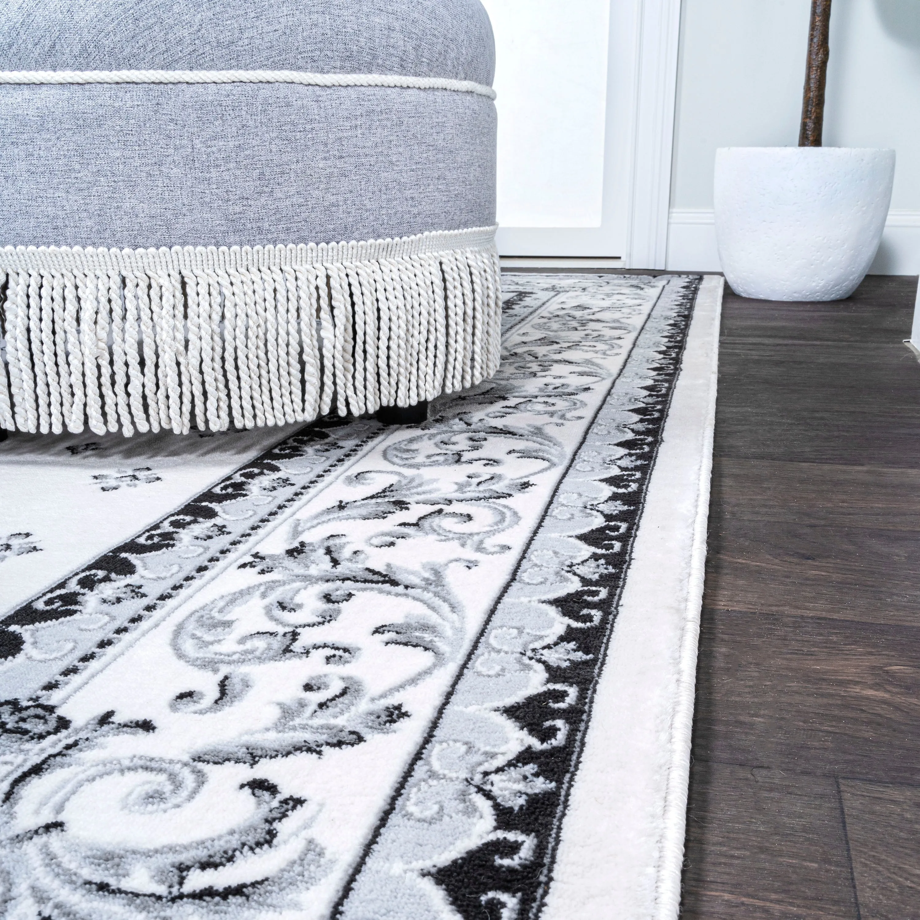 JONATHAN Y Marrakesh French Border Area Rug