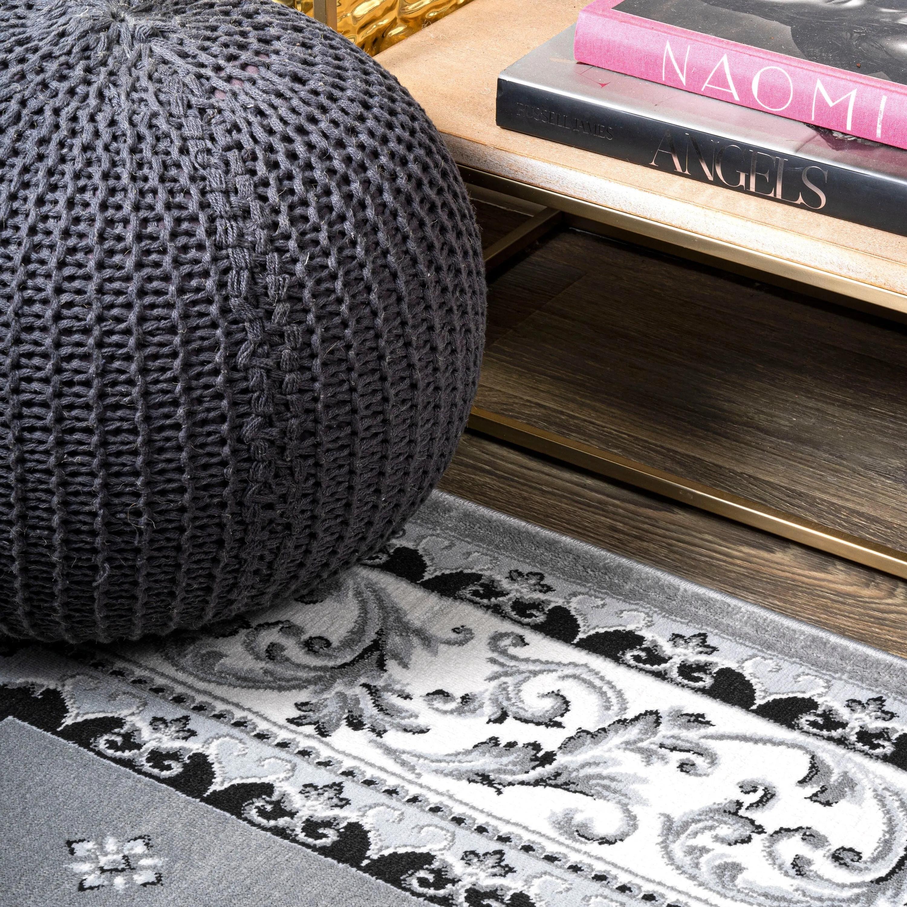 JONATHAN Y Marrakesh French Border Area Rug