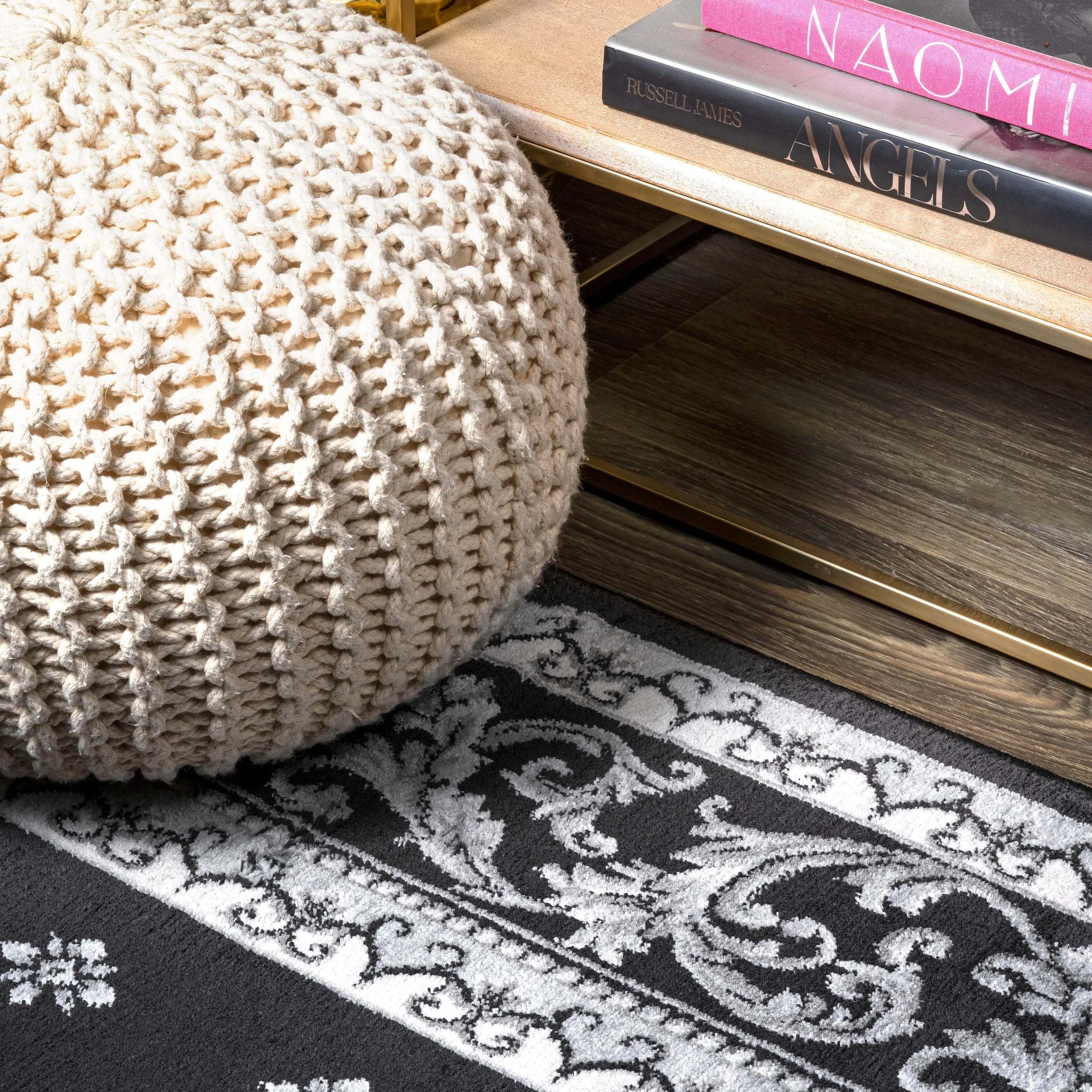 JONATHAN Y Marrakesh French Border Area Rug