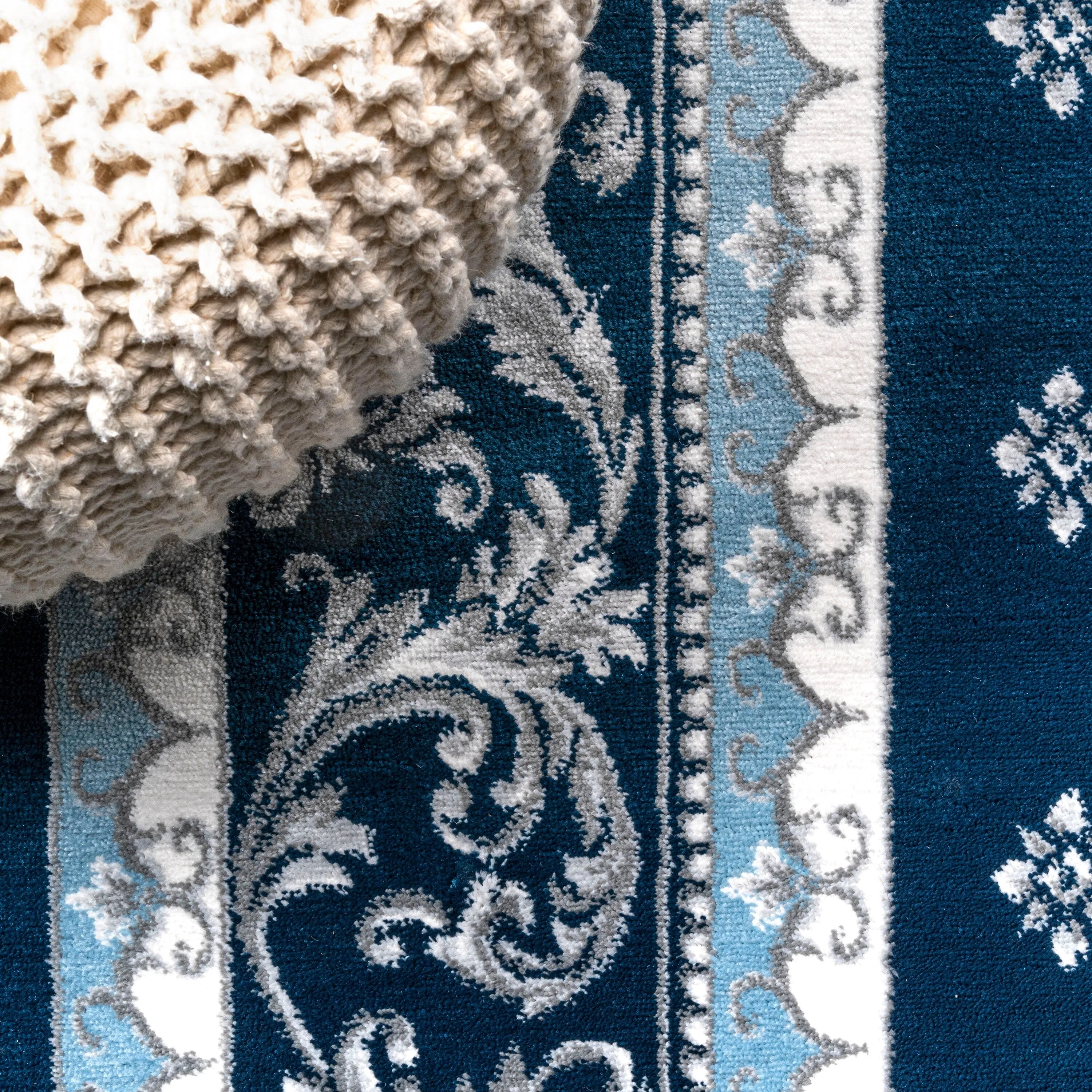 JONATHAN Y Marrakesh French Border Area Rug