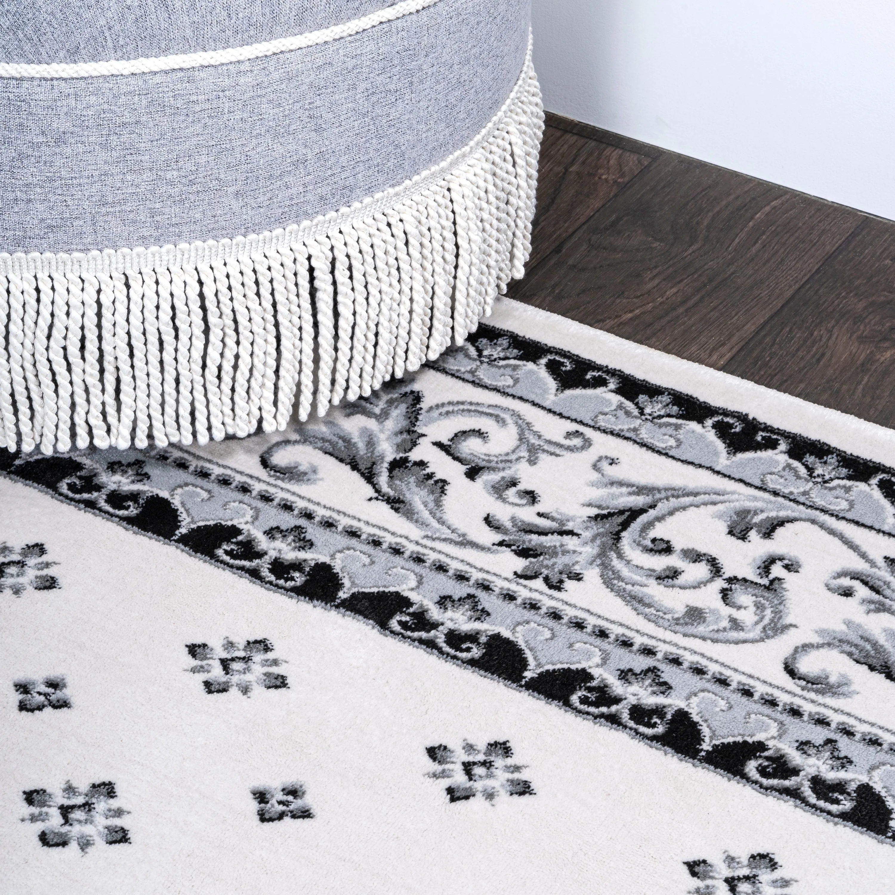 JONATHAN Y Marrakesh French Border Area Rug