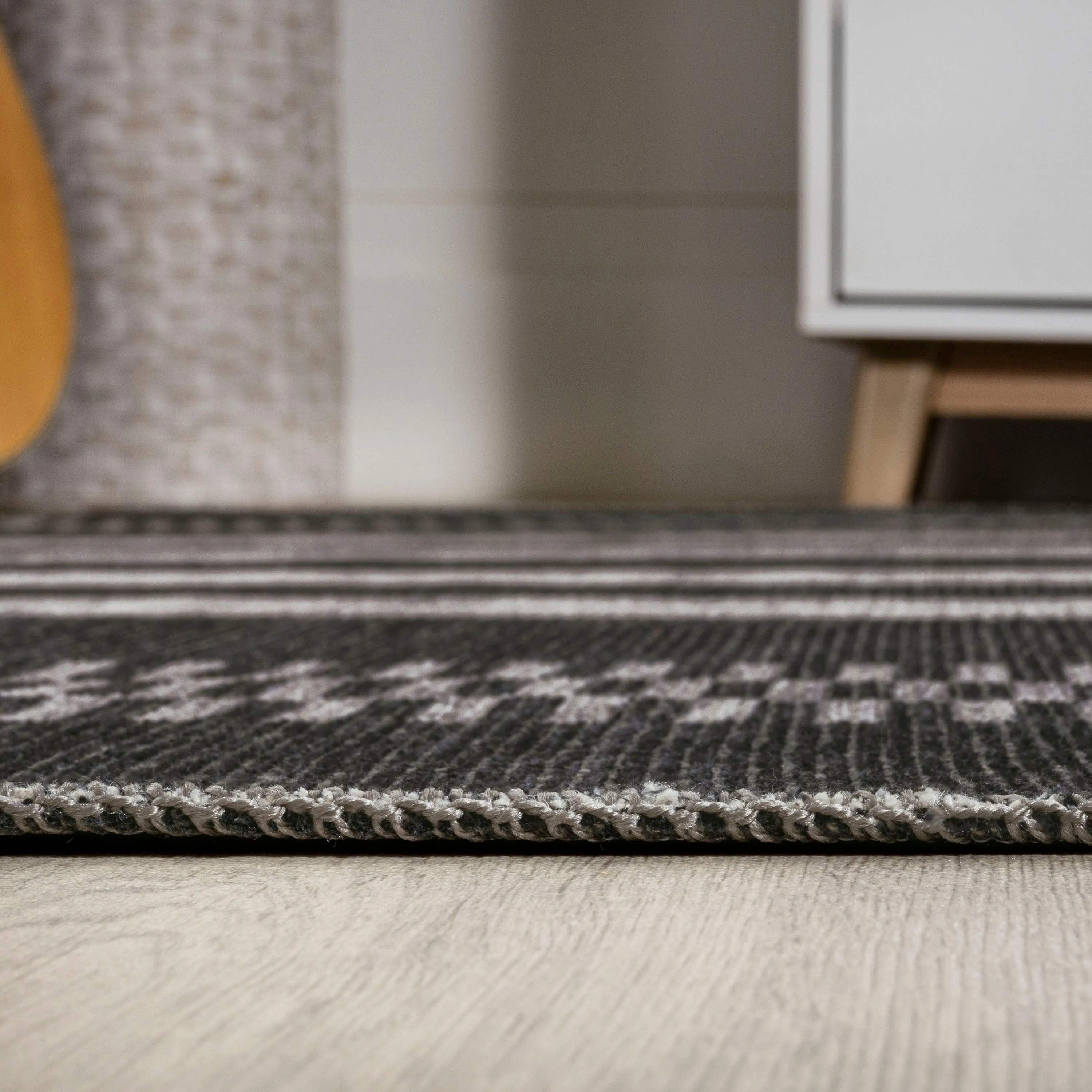 JONATHAN Y Timantii Bohemian Medallion Textured Weave Machine Washable Area Rug