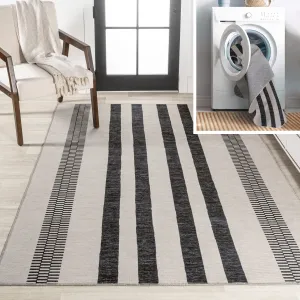 JONATHAN Y Timantii Bohemian Medallion Textured Weave Machine Washable Area Rug