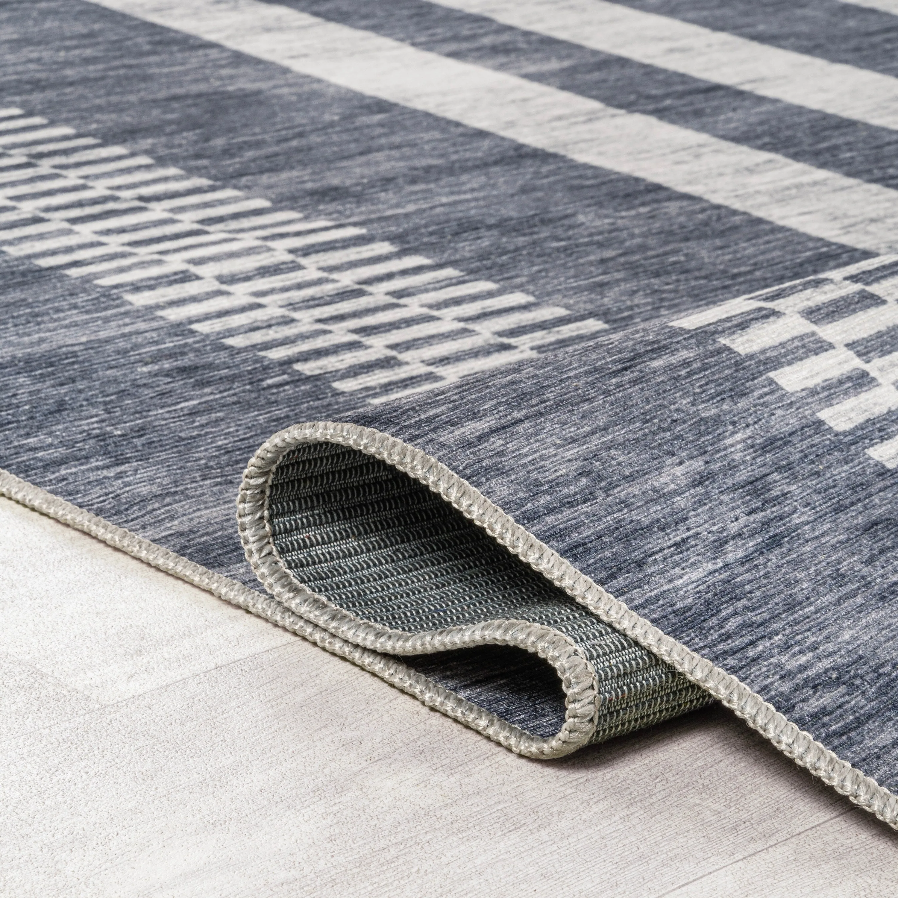 JONATHAN Y Timantii Bohemian Medallion Textured Weave Machine Washable Area Rug