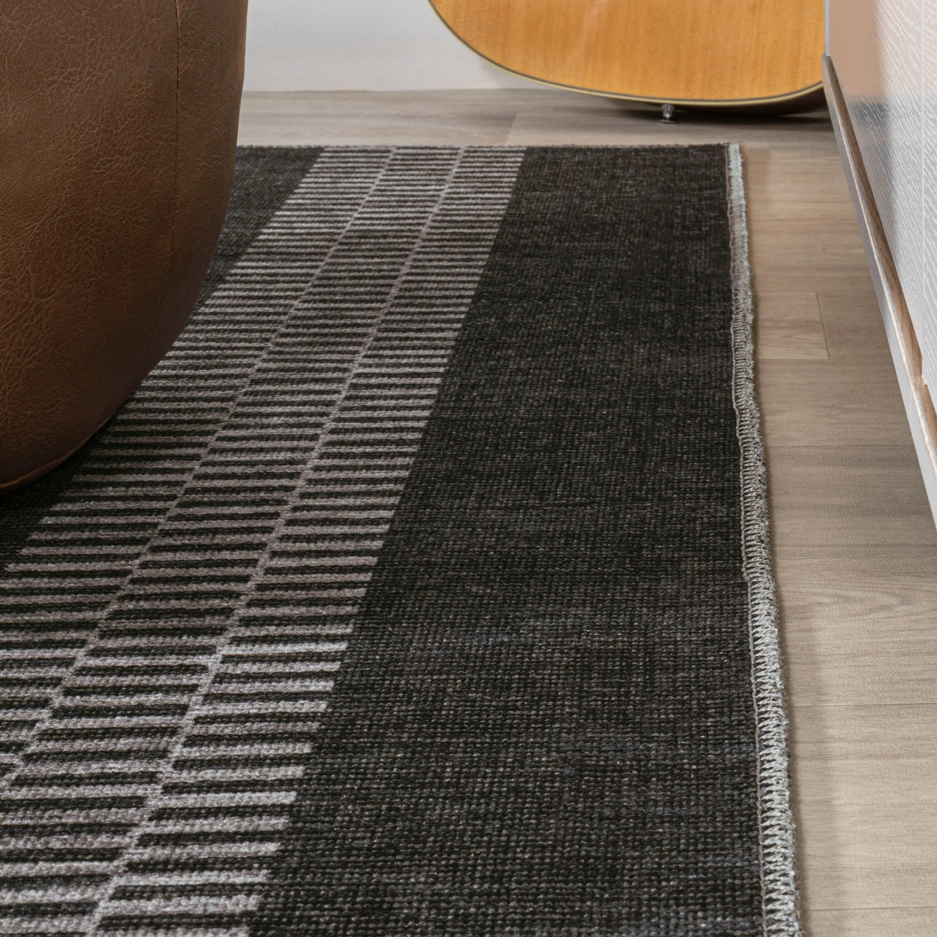 JONATHAN Y Timantii Bohemian Medallion Textured Weave Machine Washable Area Rug