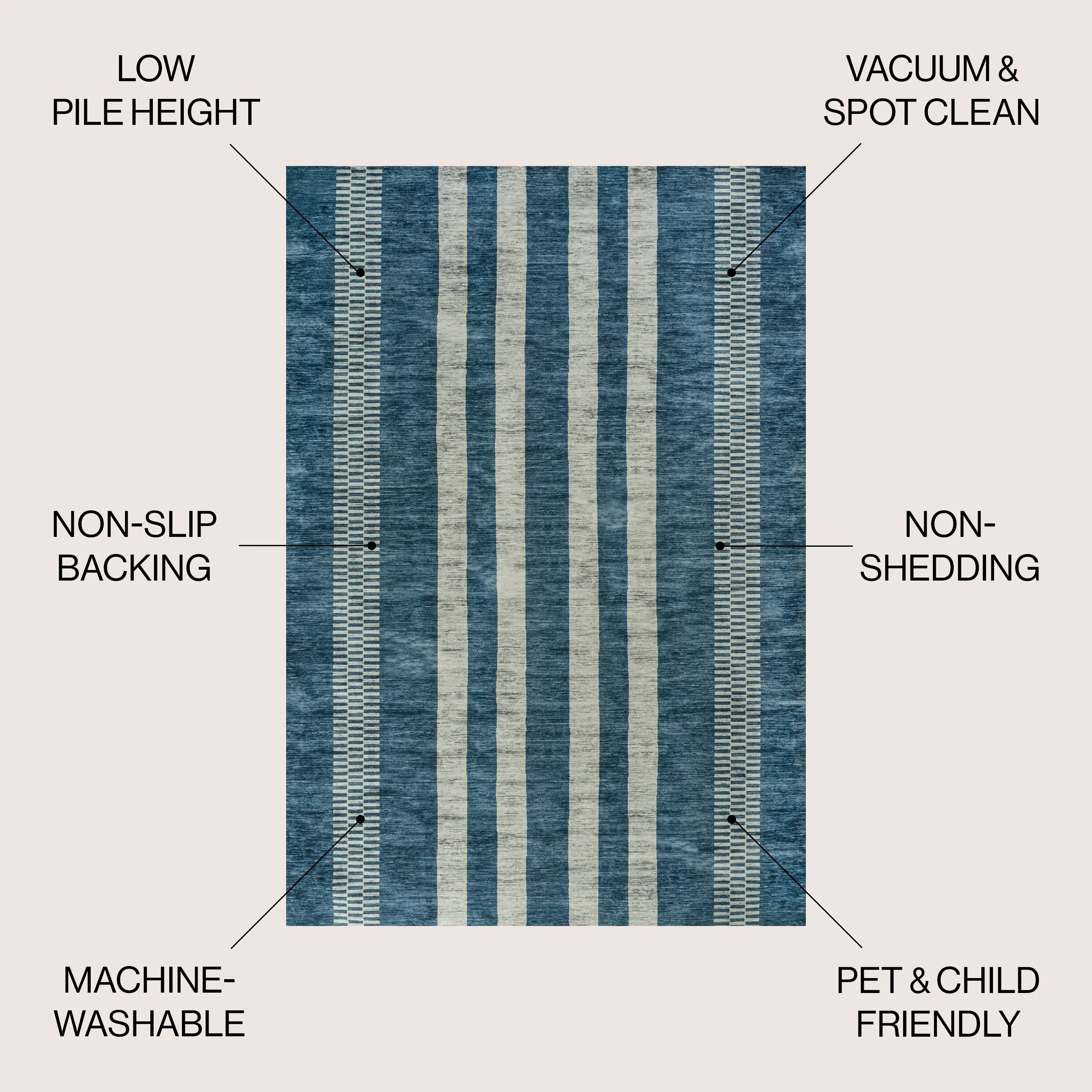 JONATHAN Y Timantii Bohemian Medallion Textured Weave Machine Washable Area Rug